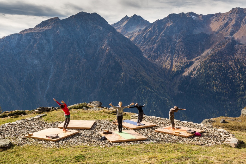 Yoga - Plattform in San Romerio