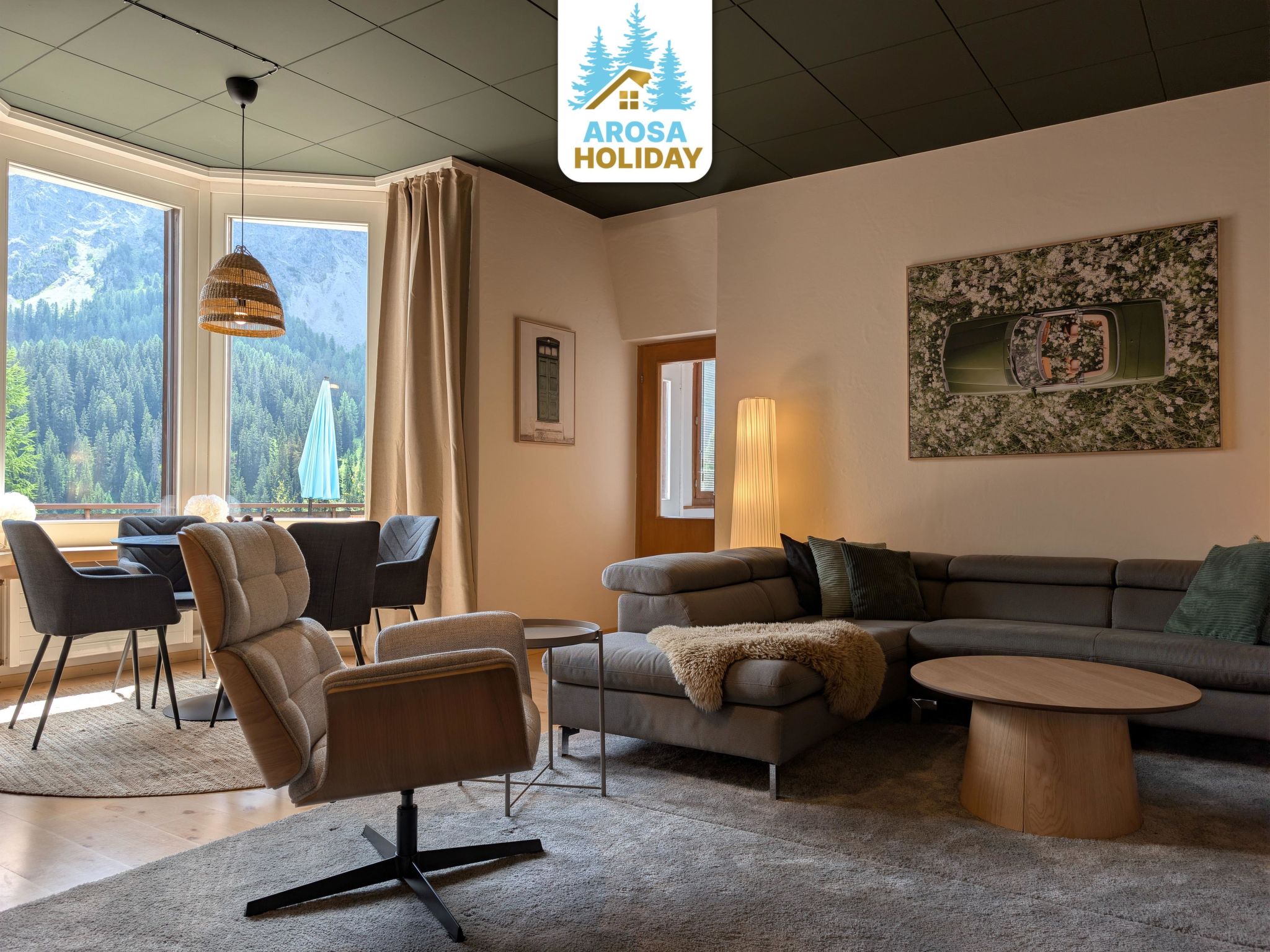 interhome-Miraflor Betty by Arosa Holiday Appartement/Fewo, Dusche und Bad, WC, 8-Bettwohn
