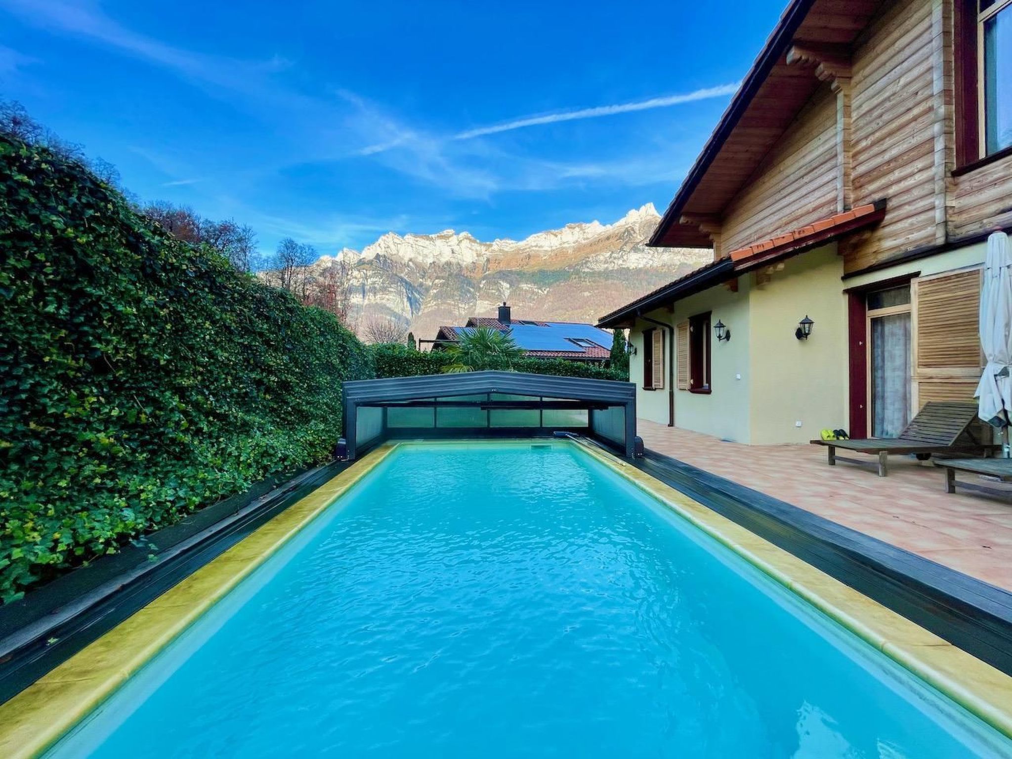 interhome-Luxuriöses Chalet - Walensee - Schwimmbad - Sauna