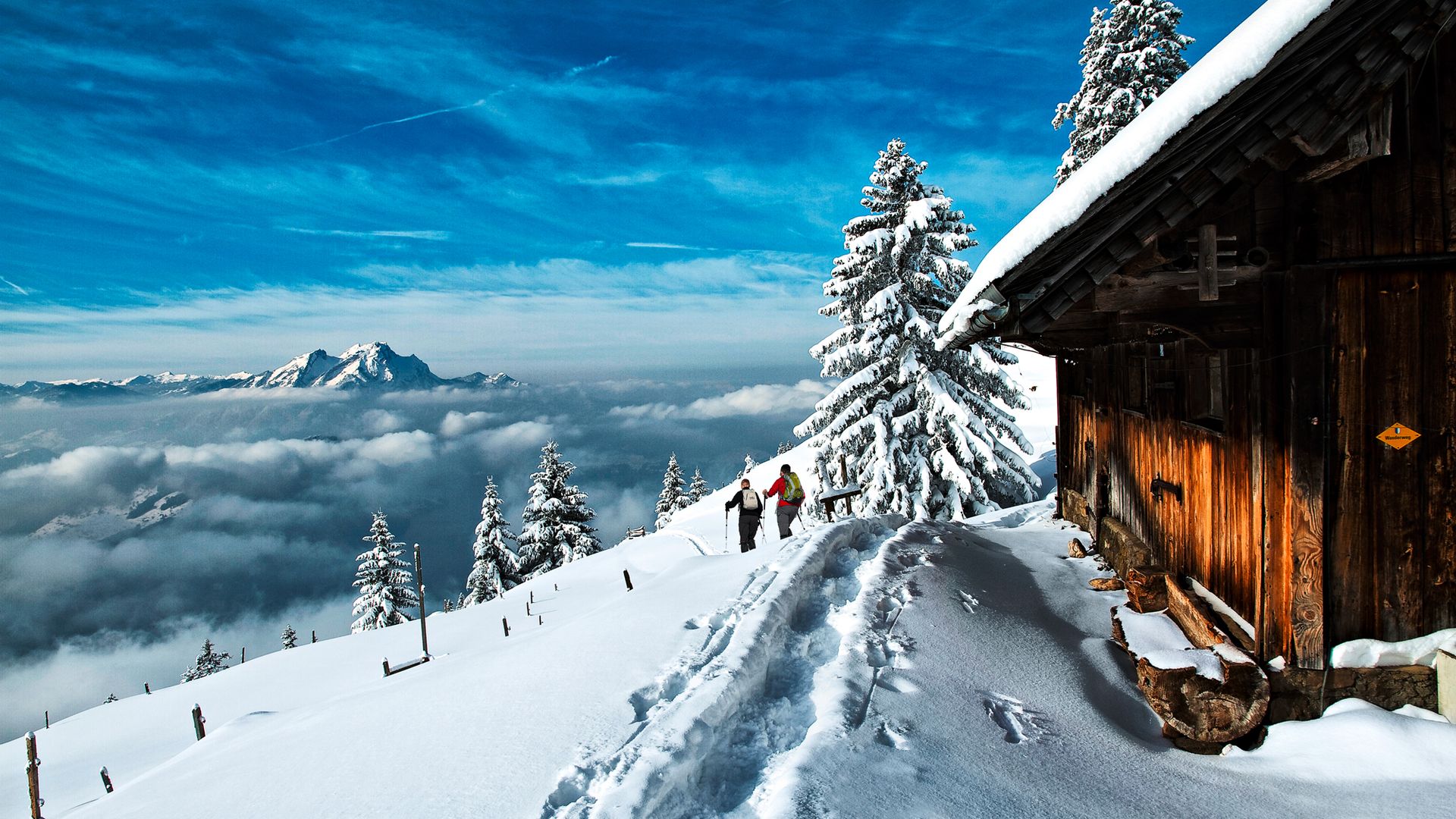 Winterwanderung auf der Rigi