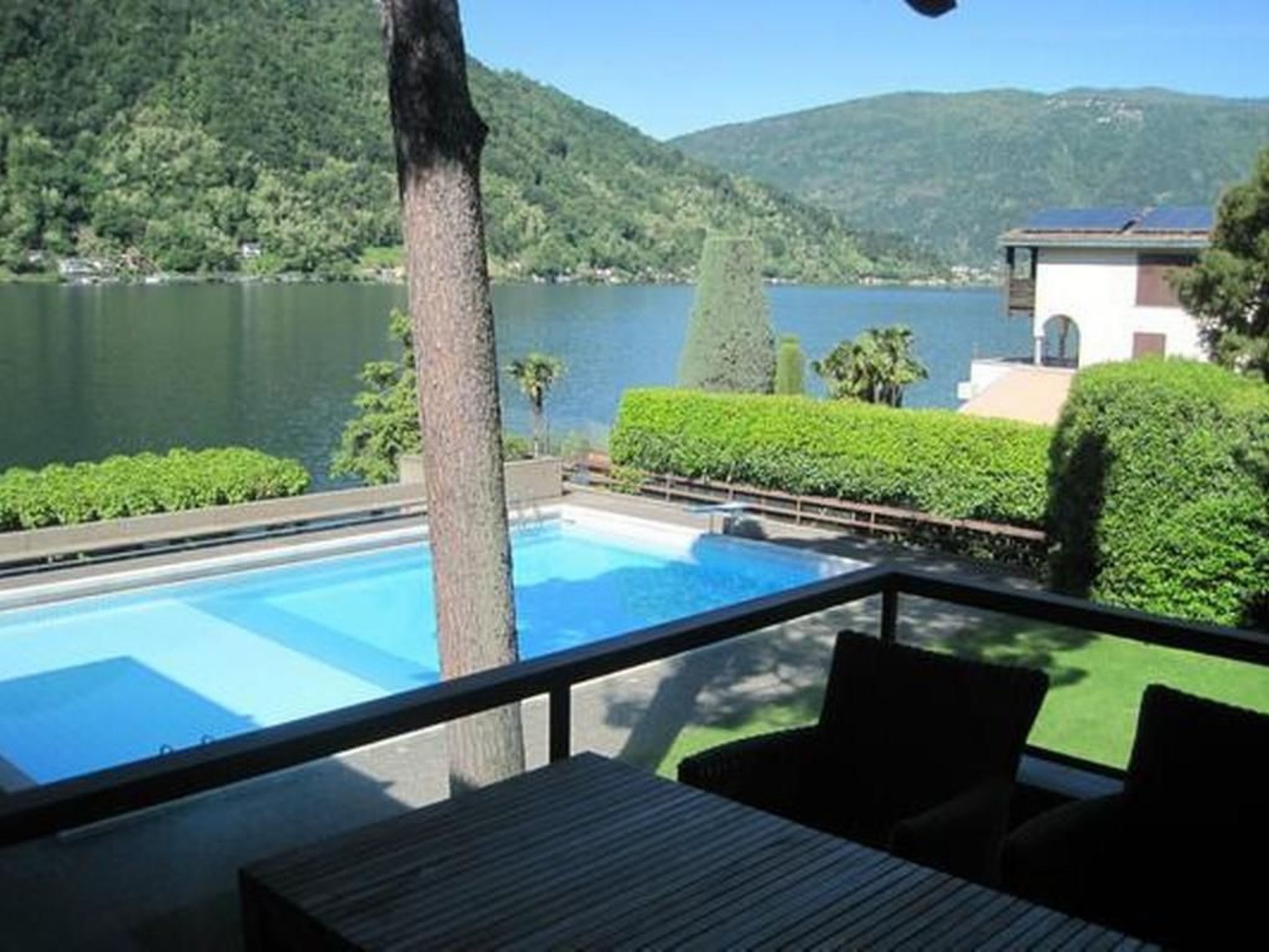 interhome-Exklusives Apartment, am Luganersee, mit Außenpool
