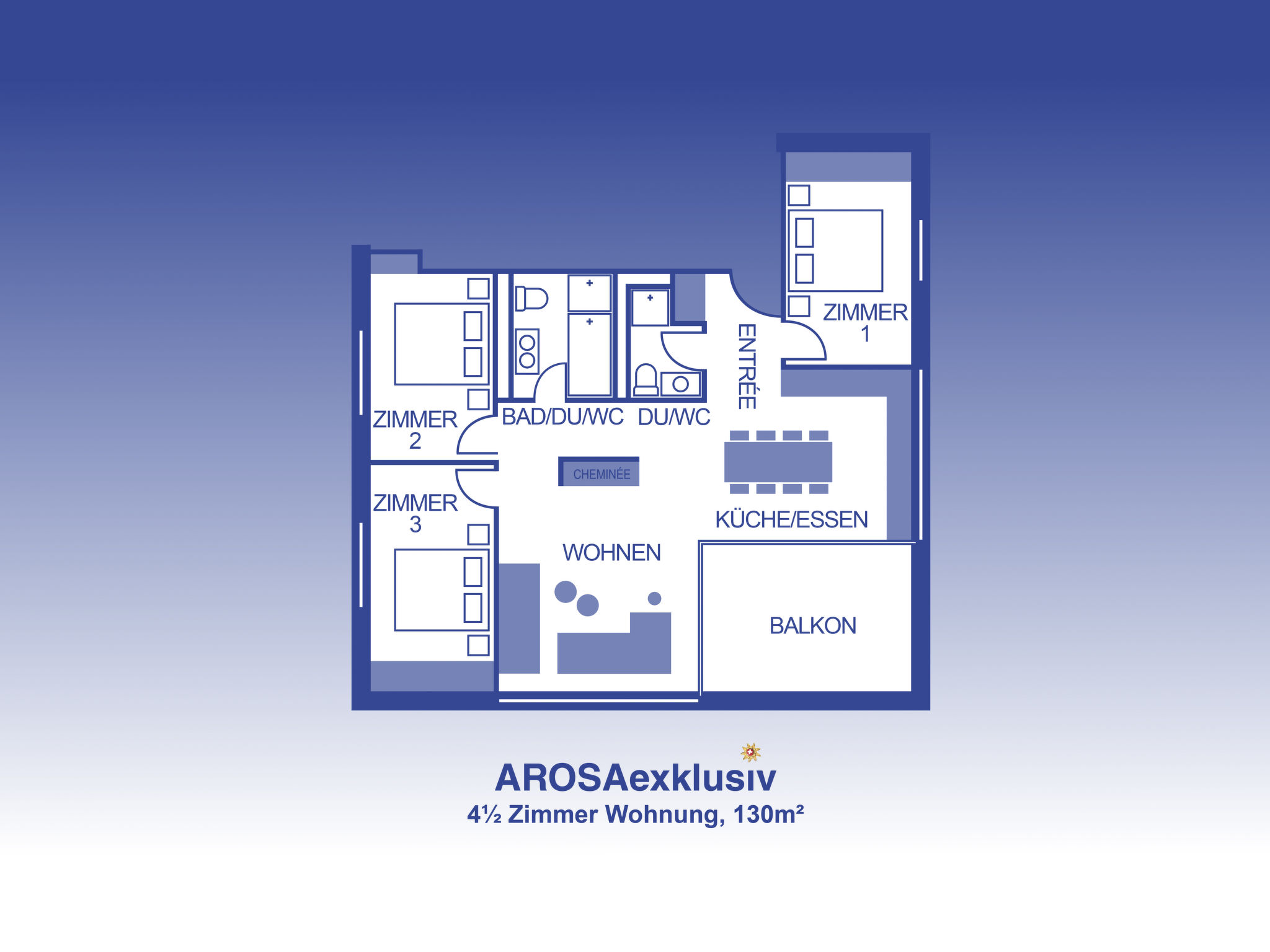 interhome-Emsla Appartement/Fewo, Dusche und Badewanne, 6-Bettwohnung