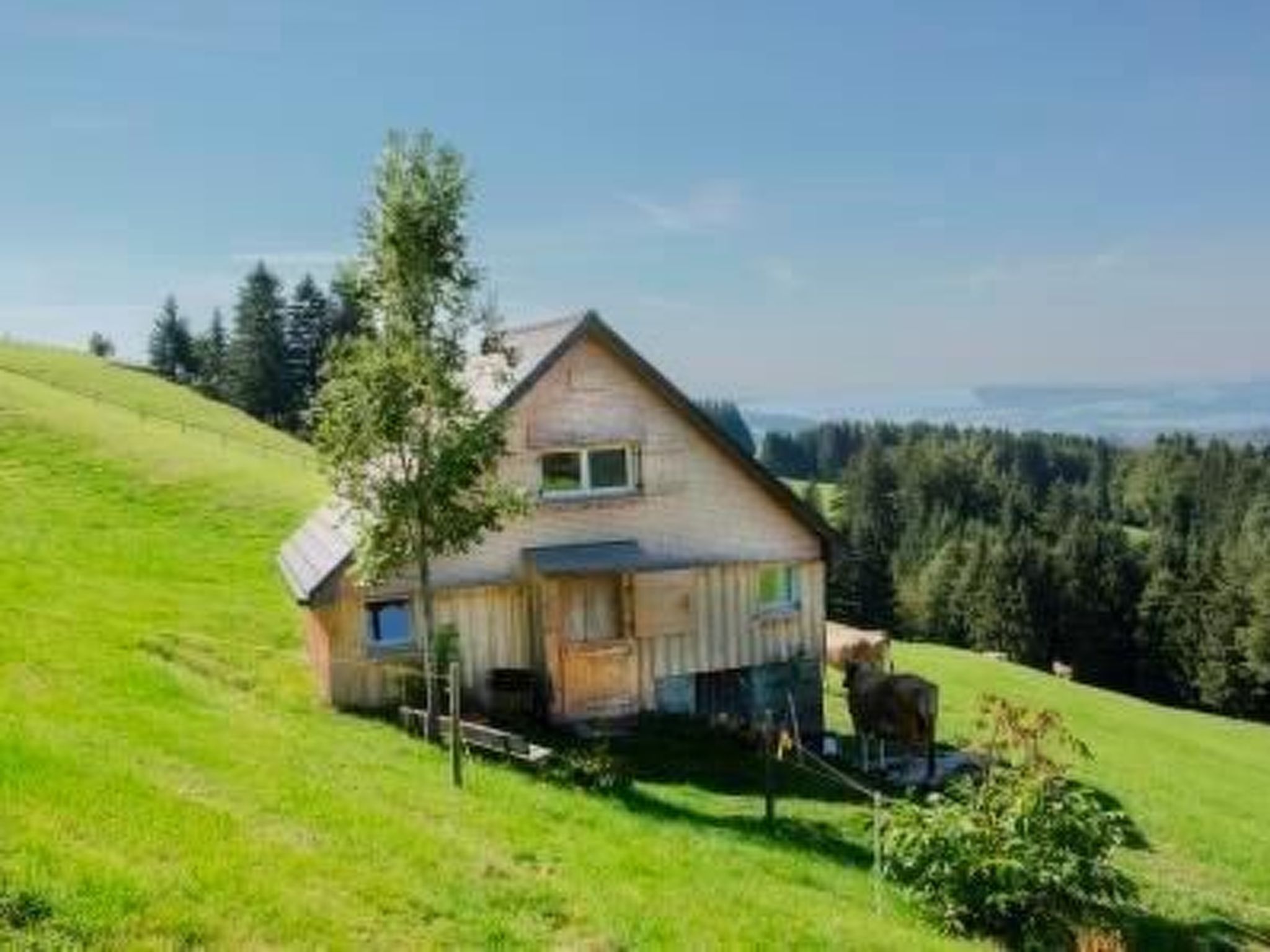 interhome-"Hüttli" neben dem Bauernhof Fendrig