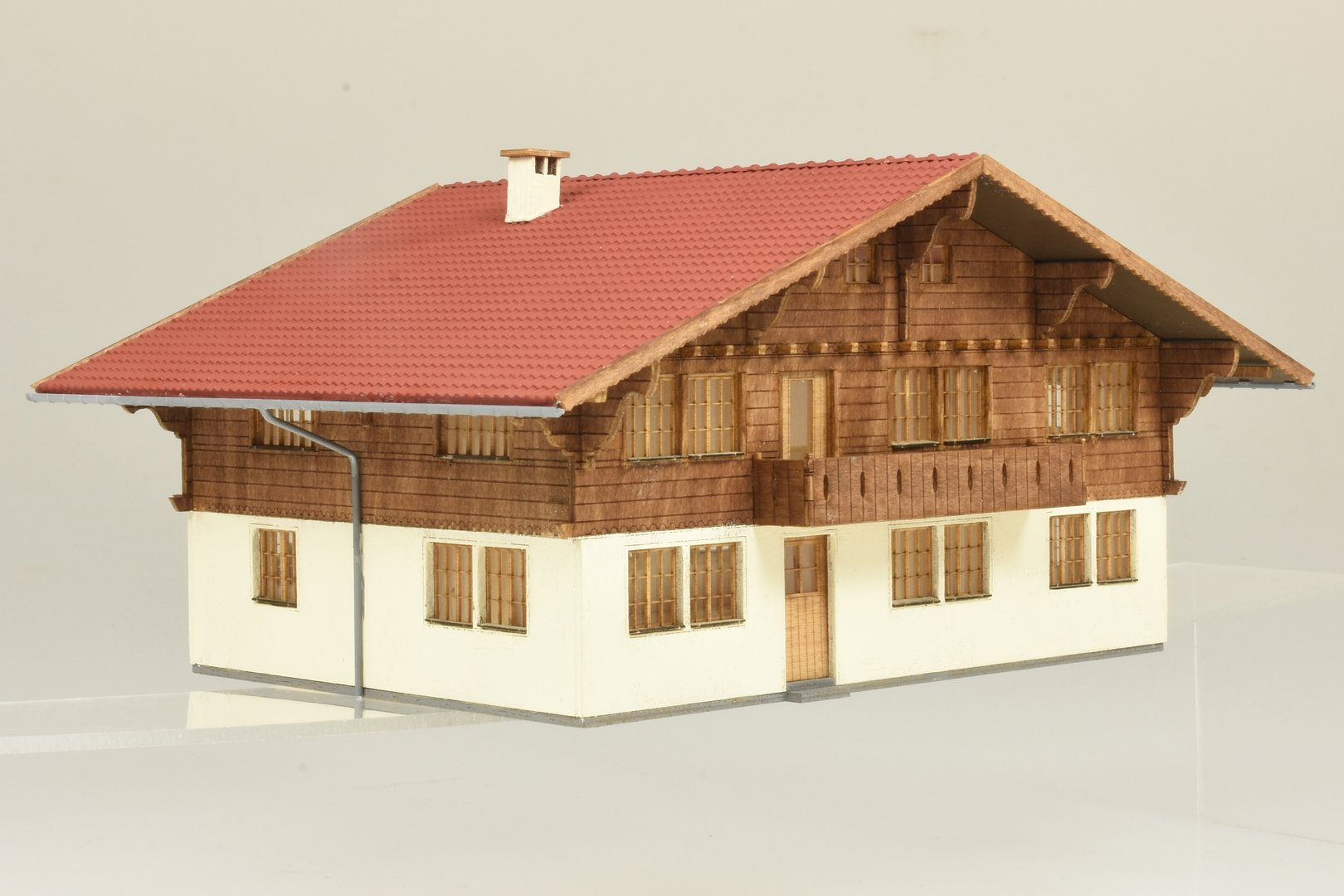 Modellbausatz Schweizer Chalet 1:87