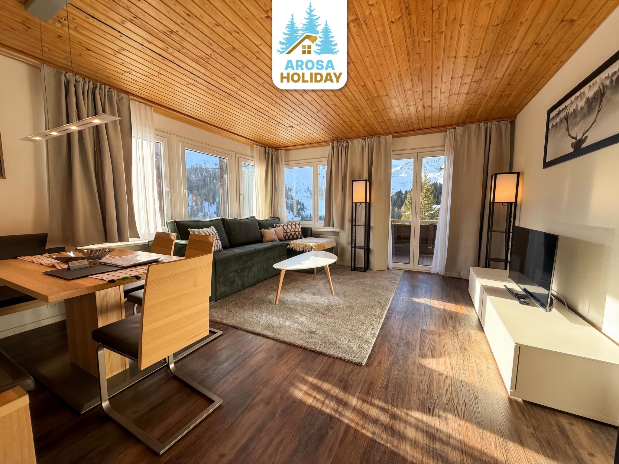 interhome-Miraflor Anita by Arosa Holiday Appartement/Fewo, Bad, WC, 6-Bettwohnung