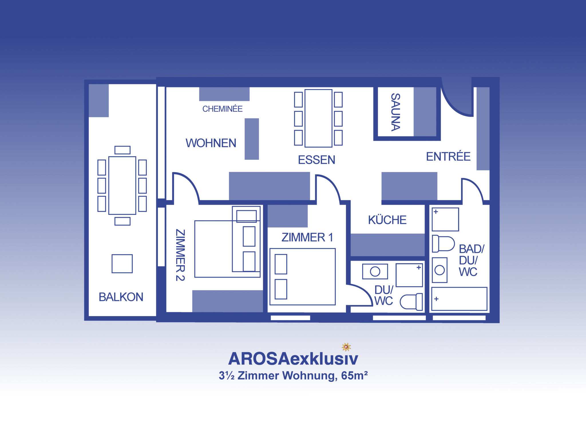 interhome-Elsa Appartement/Fewo, Dusche oder Bad, WC, 2 Schlafräume