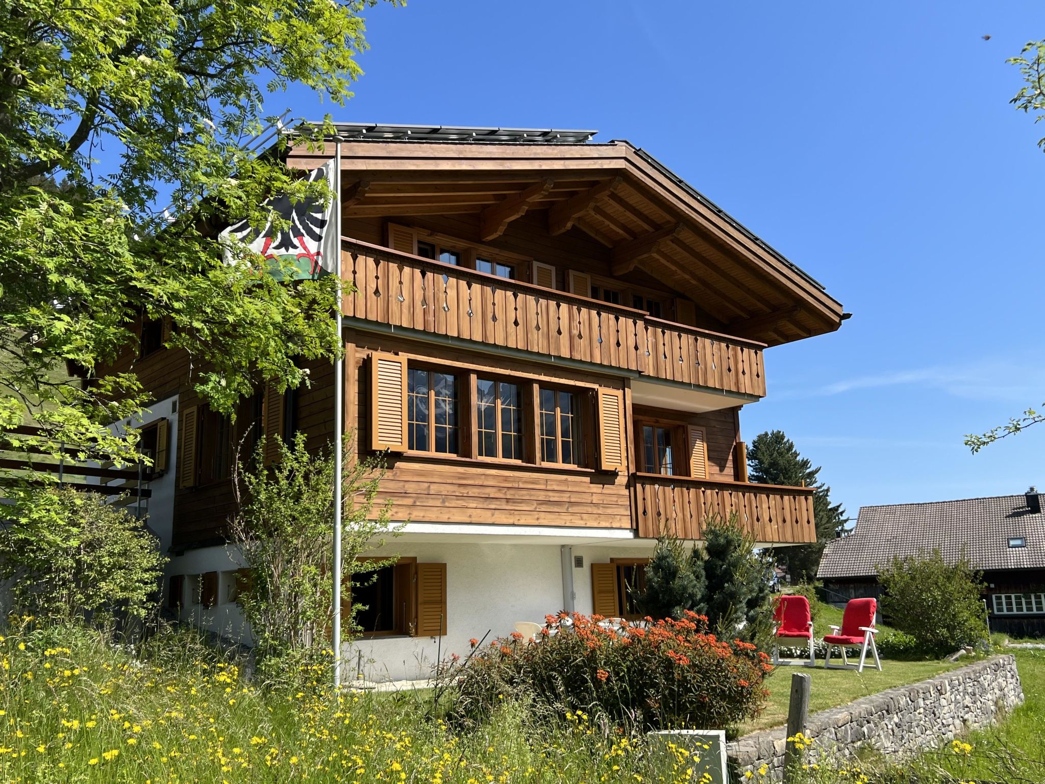 interhome-Im Rägeboge Appartement/Fewo, Bad, WC, 2 Schlafräume 3-Zimmerwohnung Dachstock
