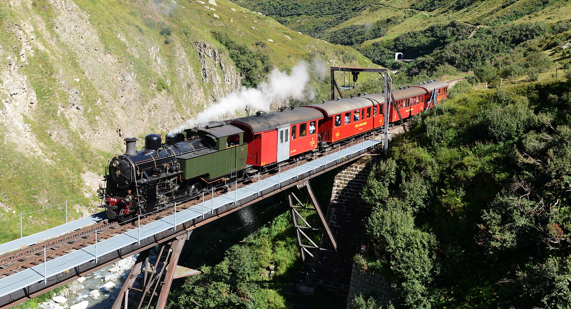 DFB Lok 704 Steffenbachbrücke