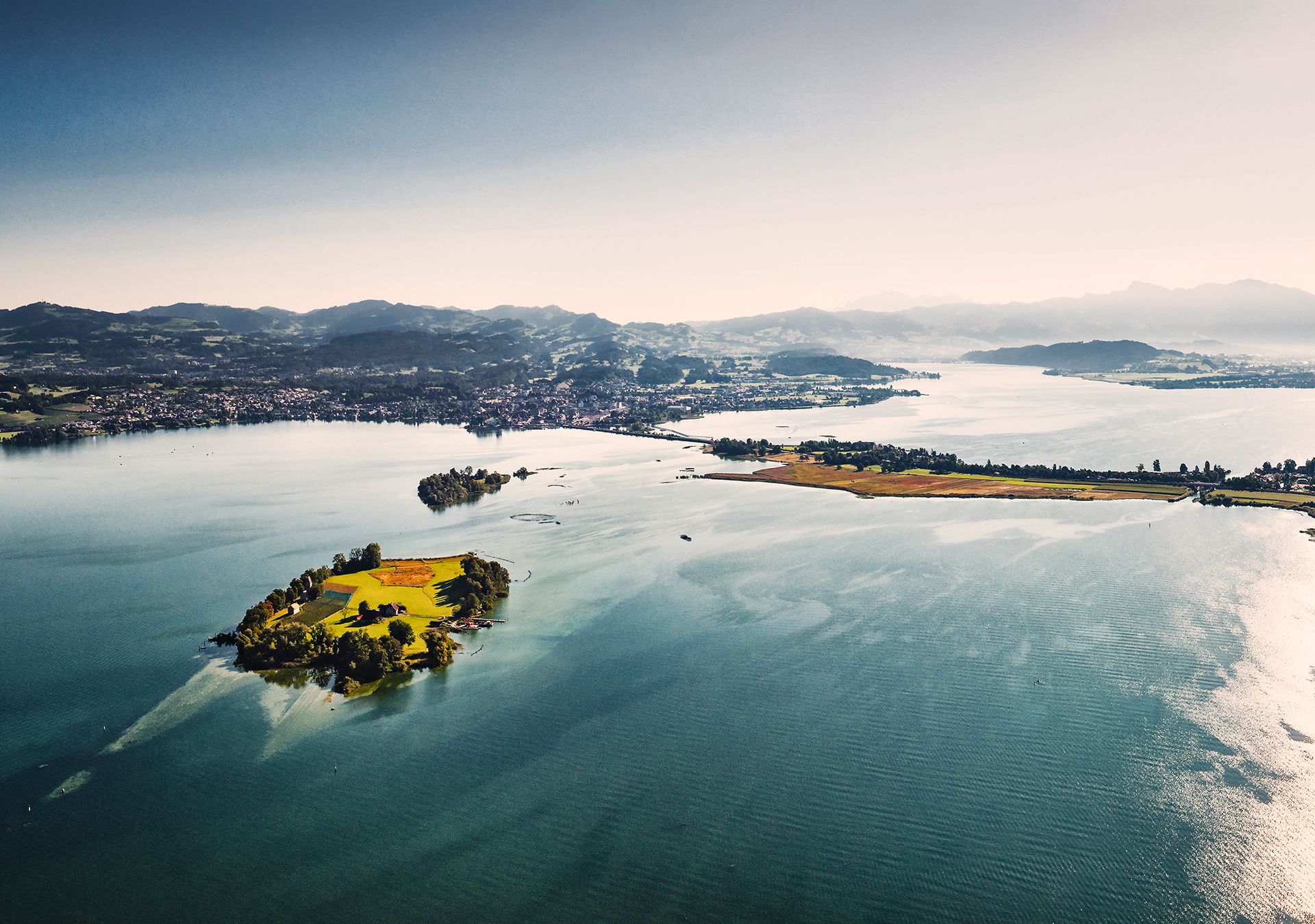 Rapperswil und Zürichsee