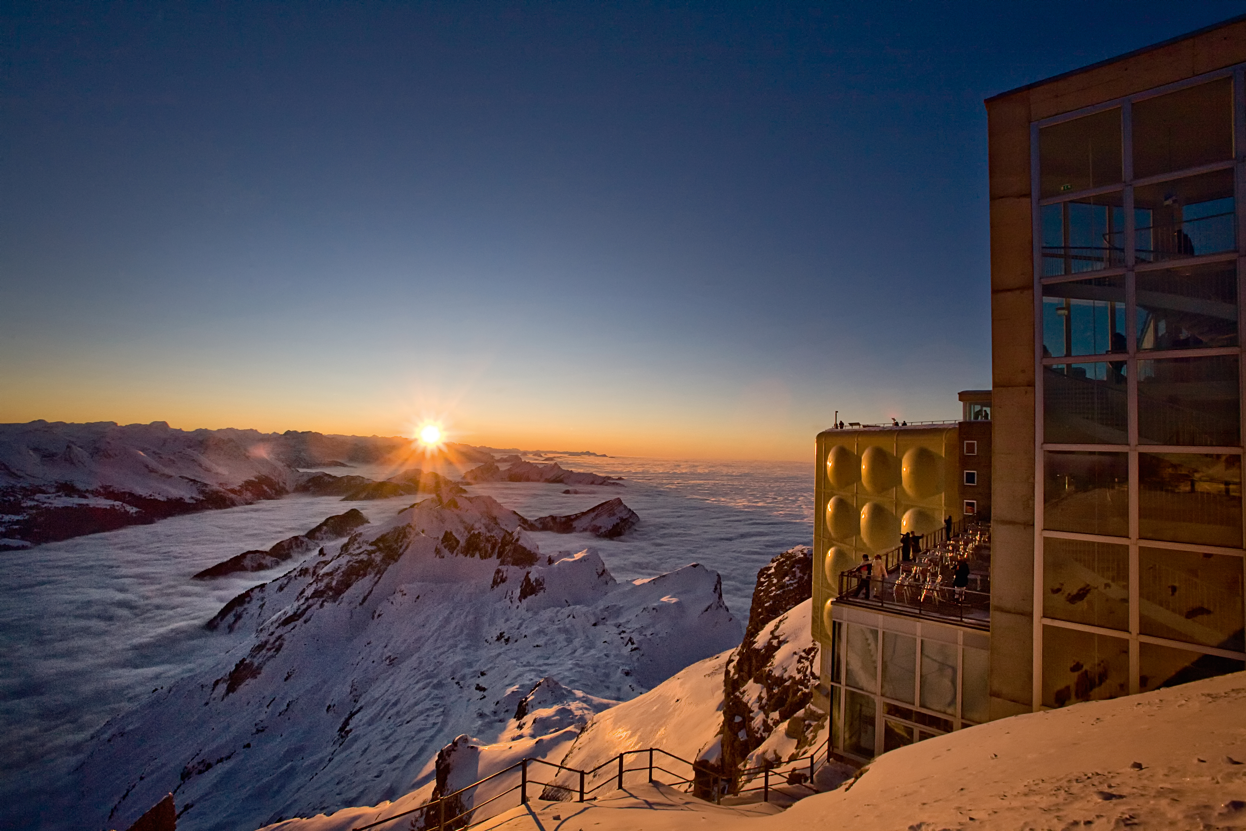 Säntis Sonnenuntergang