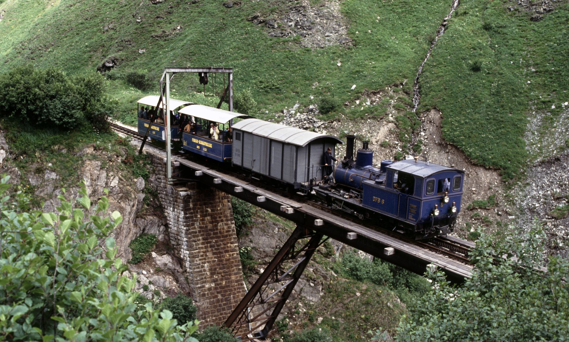mys-Domenica 14.08.2022 Gite fotografiche per il 30° anniversario di Realp a Tiefenbach-Weisshorn Steffenbachbrücke 1992
