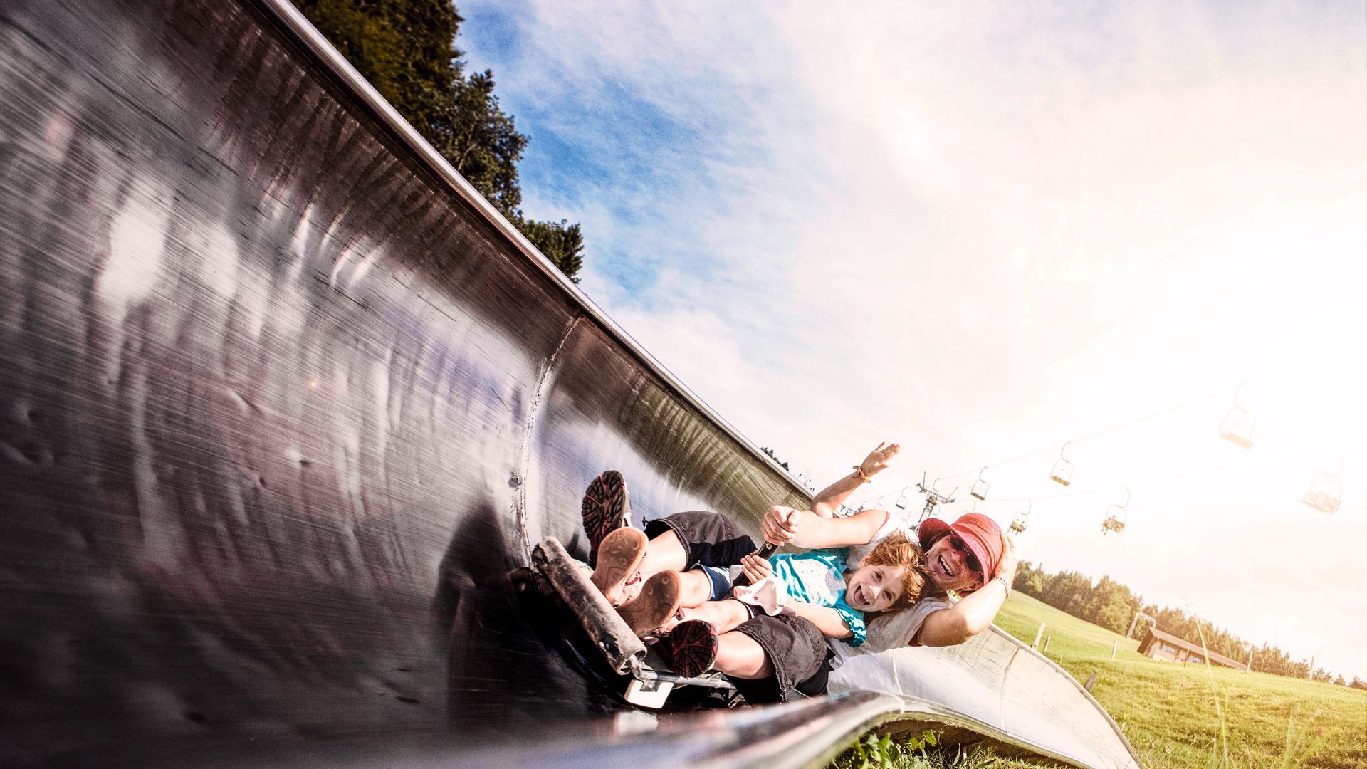 Rodelbahn auf dem Atzmännig / Voralpen-Express