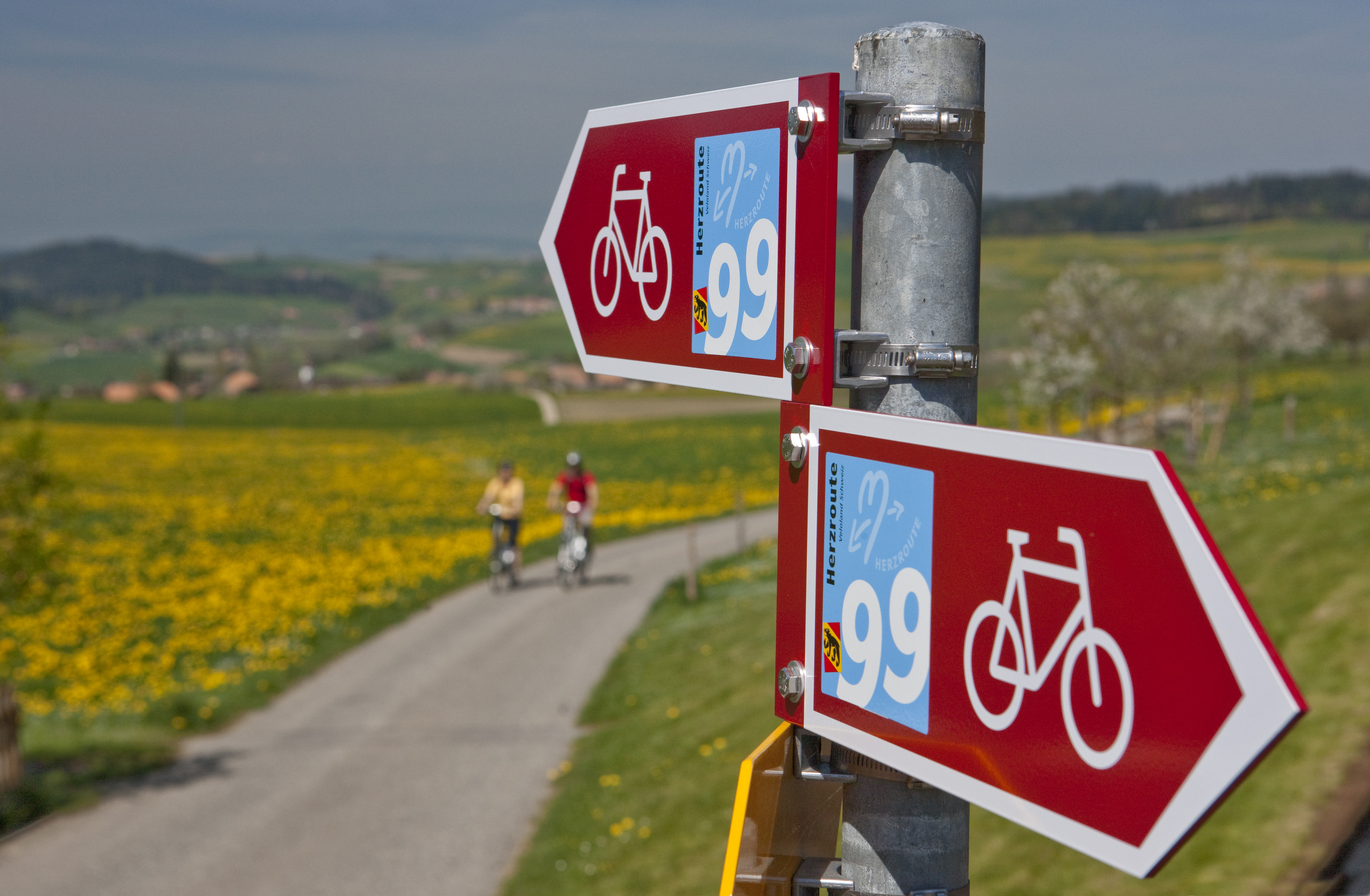 Herzroute Schilder