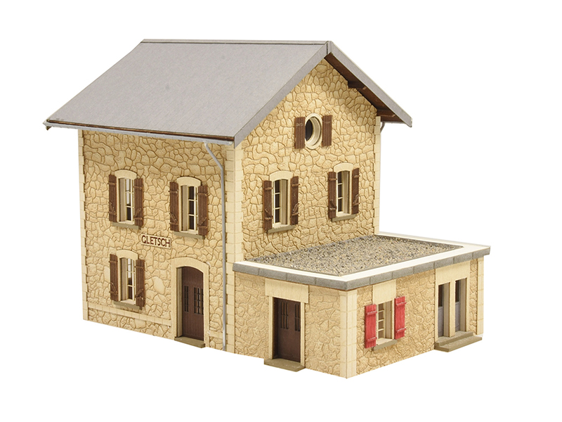 Bausatz Bahnhof 1:87 2
