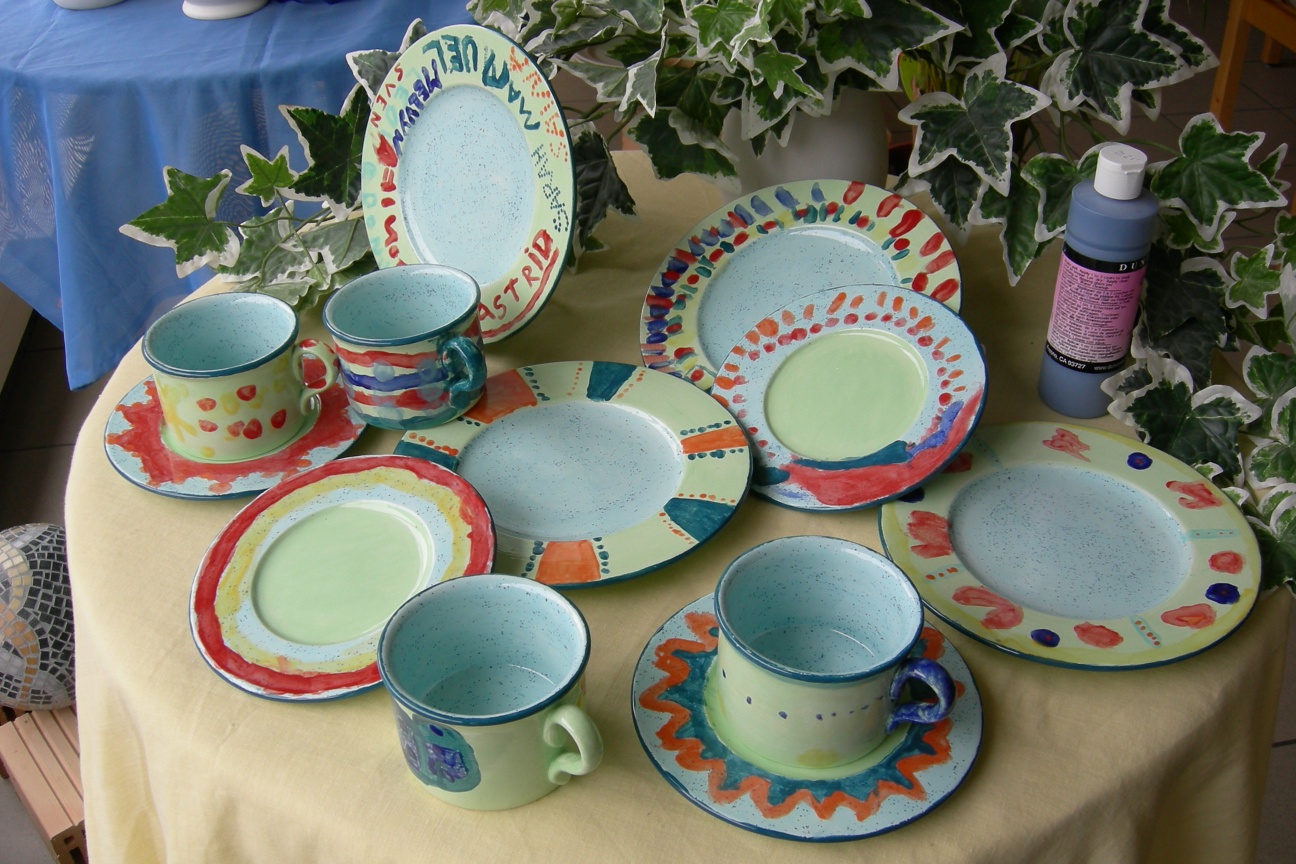 Pinselstrich Ceramic-Café