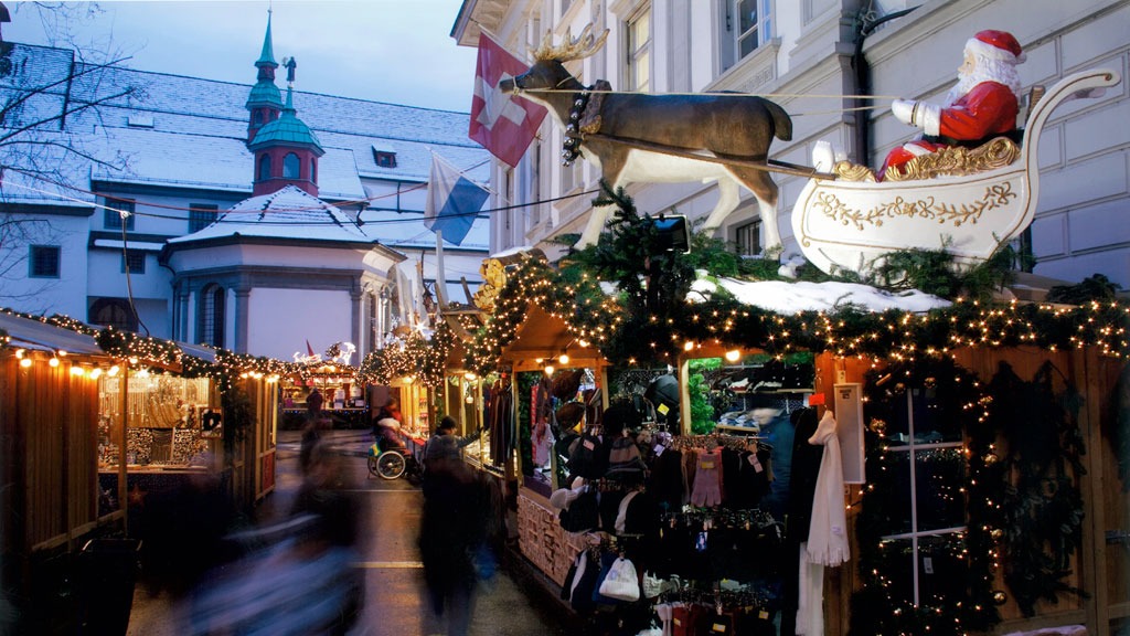 Weihnachtsmarkt Luzern - Marktstände - Winter - SOB