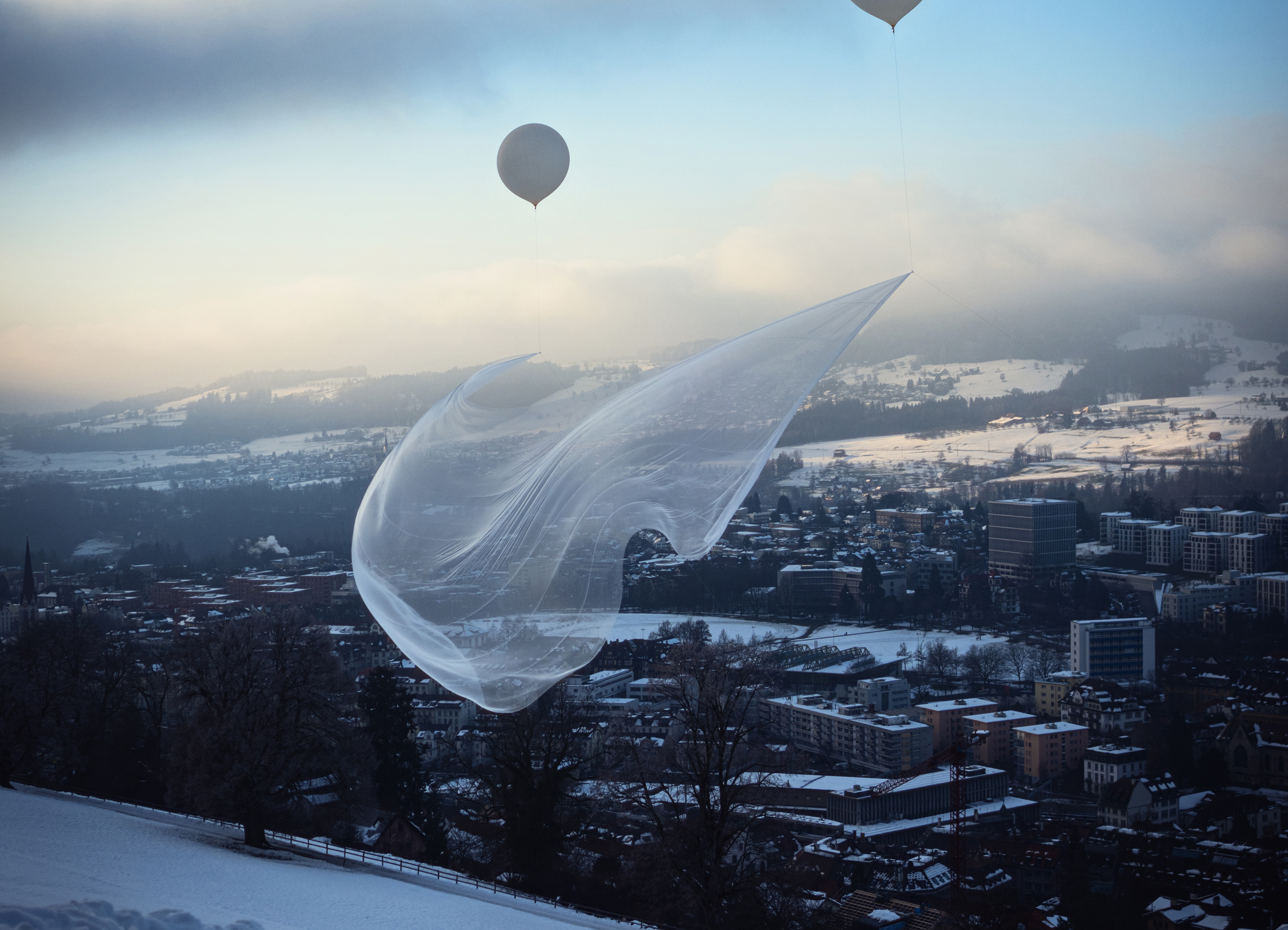 Installation Off-white (Marcus Gossolt, Martin Leuthold), 2022