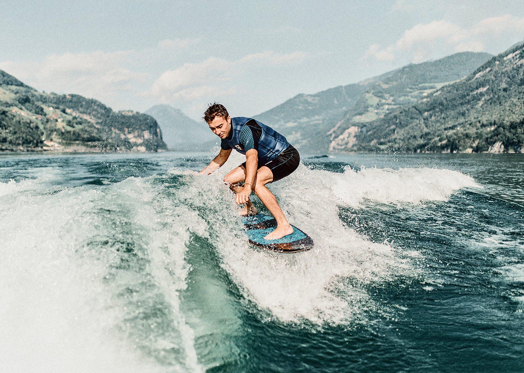 Surfen auf dem Walensee
