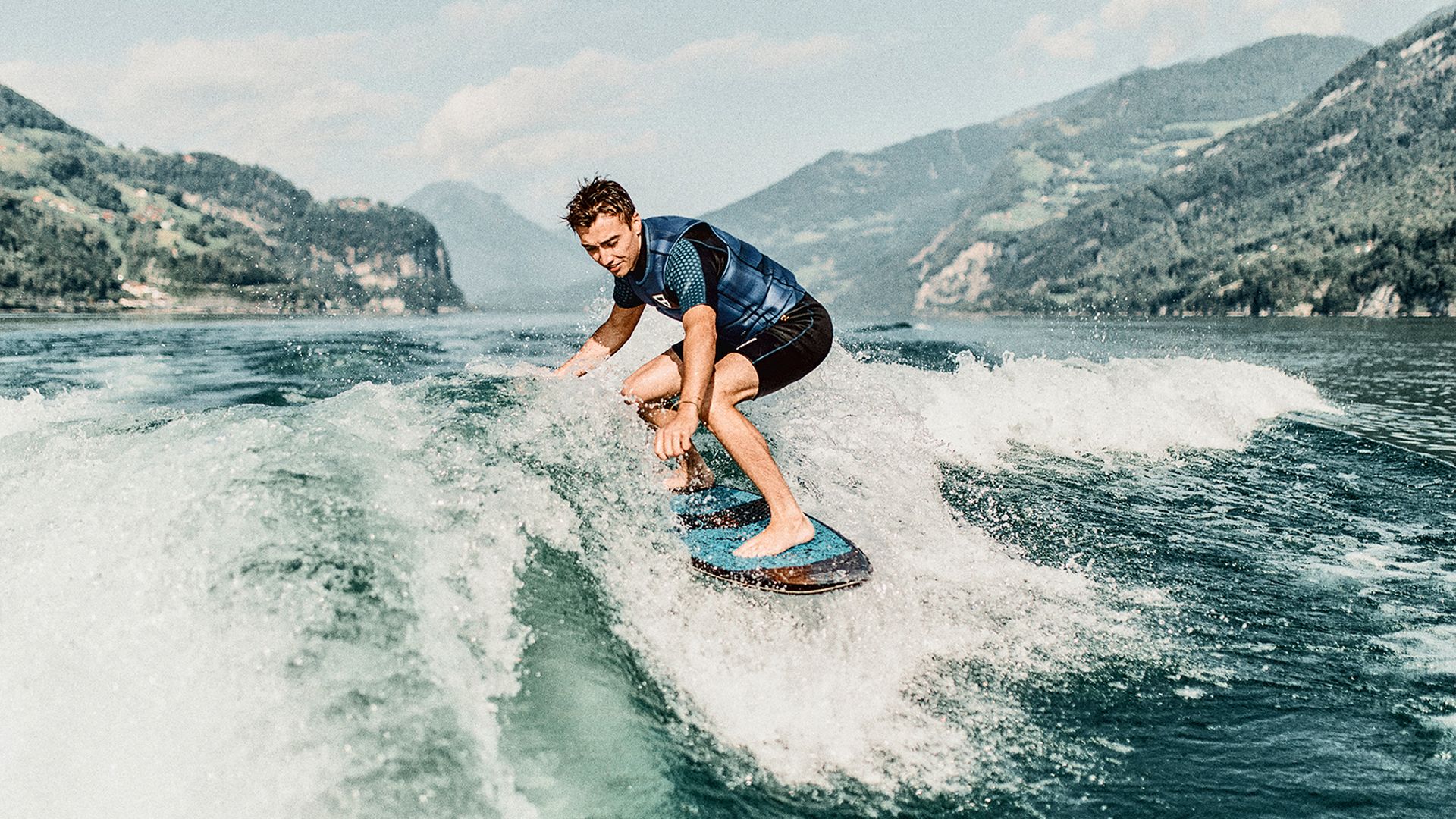 Surfen auf dem Walensee