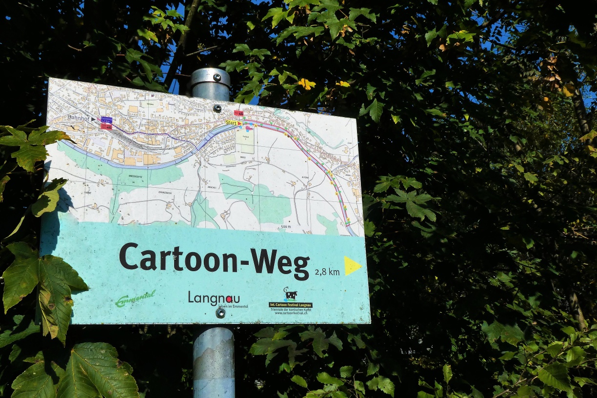 Cartoon-Weg, Langnau
