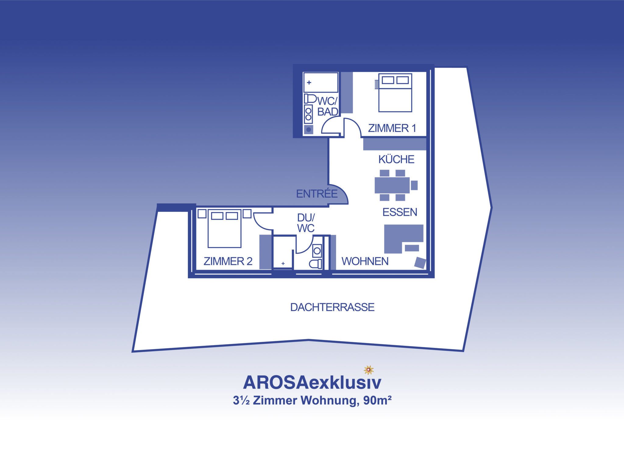 interhome-sunrise2sunset Appartement/Fewo, Dusche und Badewanne, 5-Bettwohnung