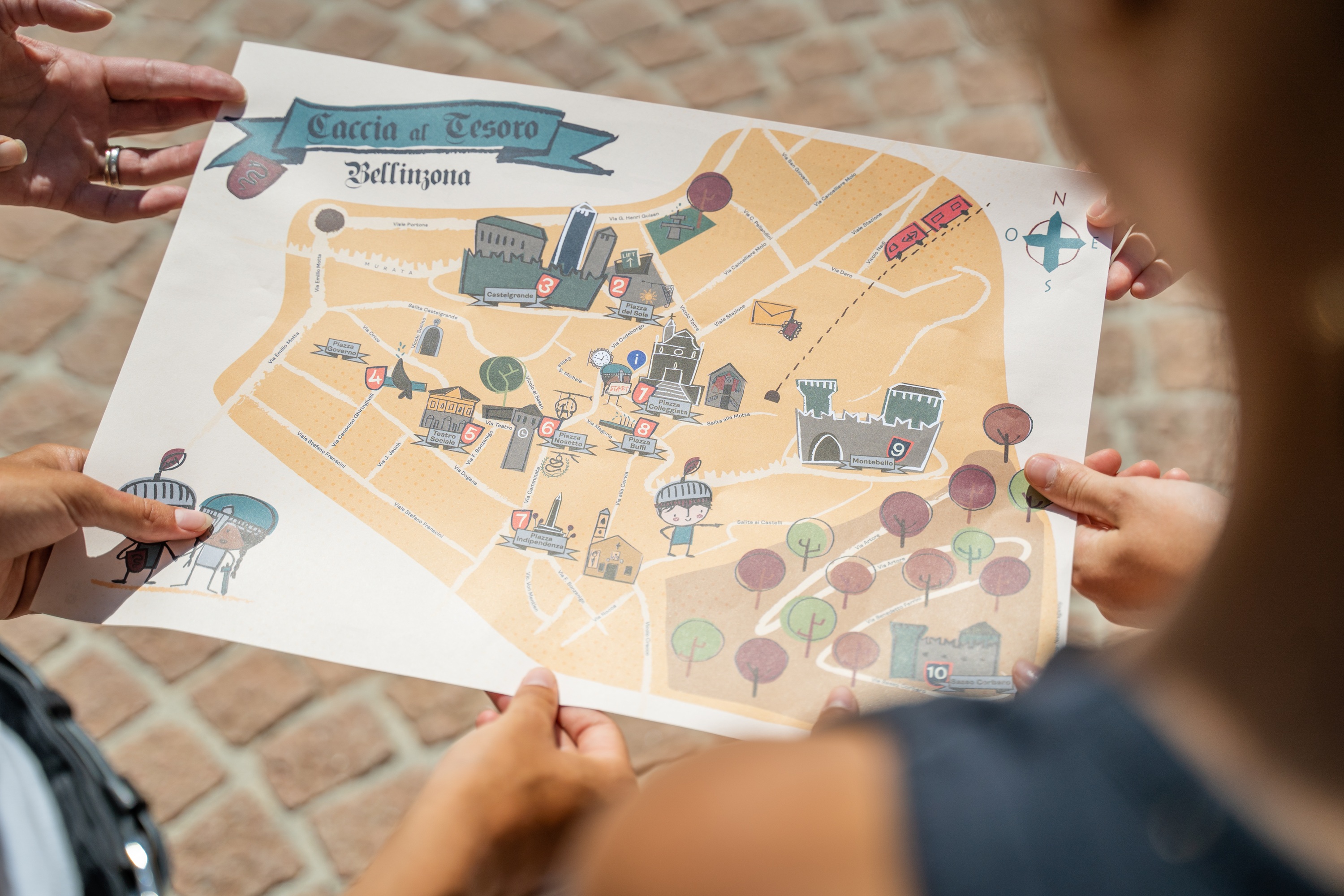 Caccia Tesoro Bellinzona Mappa