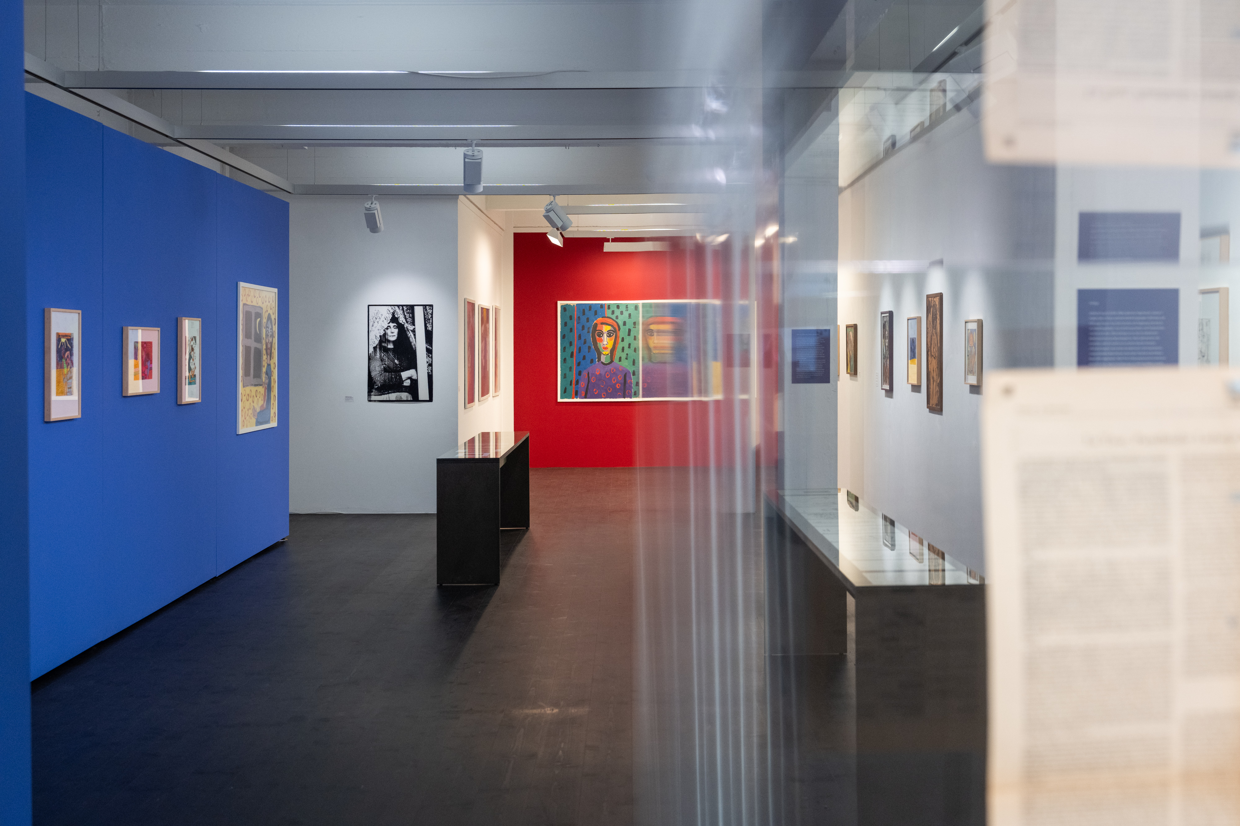 Blick in die Ausstellung Adelheid Duvanel