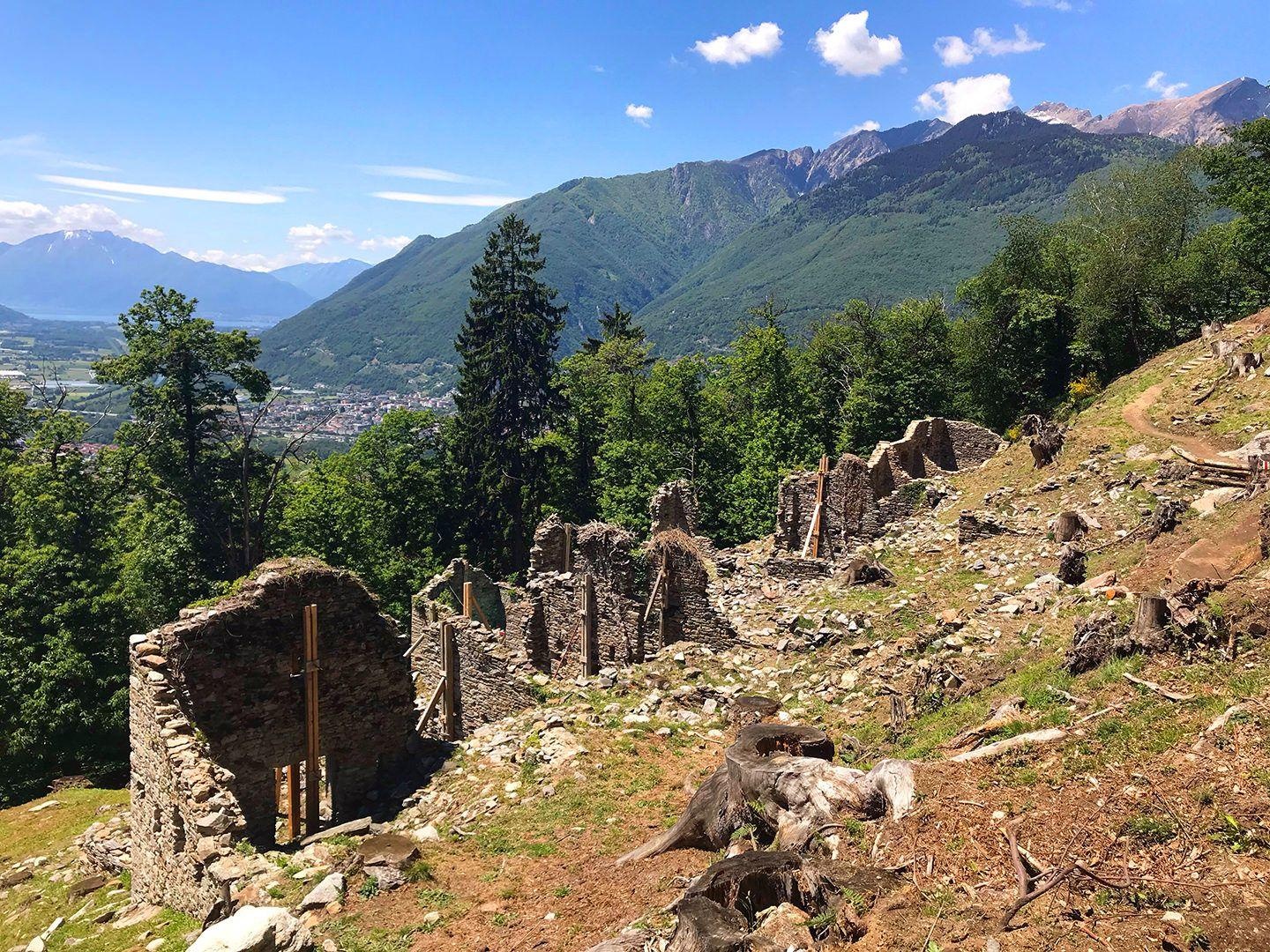 Das Ruinendorf Prada