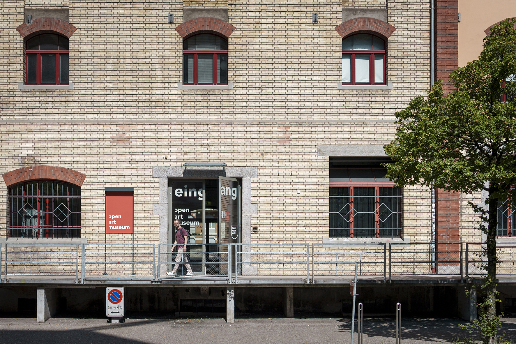 Das open art museum St.Gallen von aussen