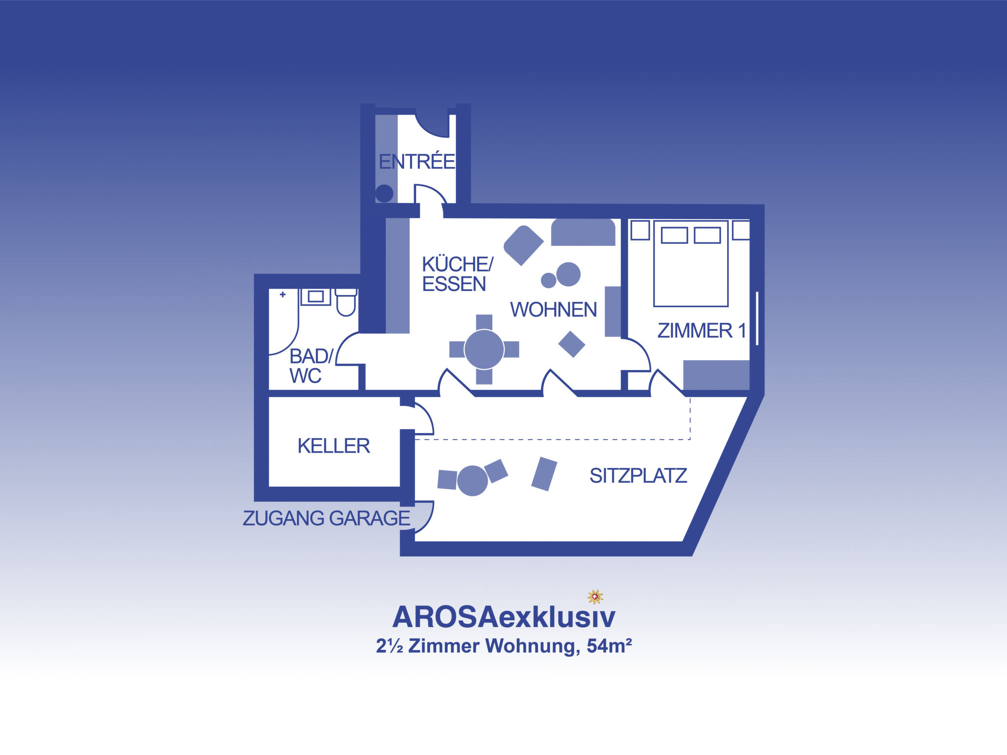 interhome-Marmotta Appartement/Fewo, Dusche oder Bad, WC, 4-Bettwohnung