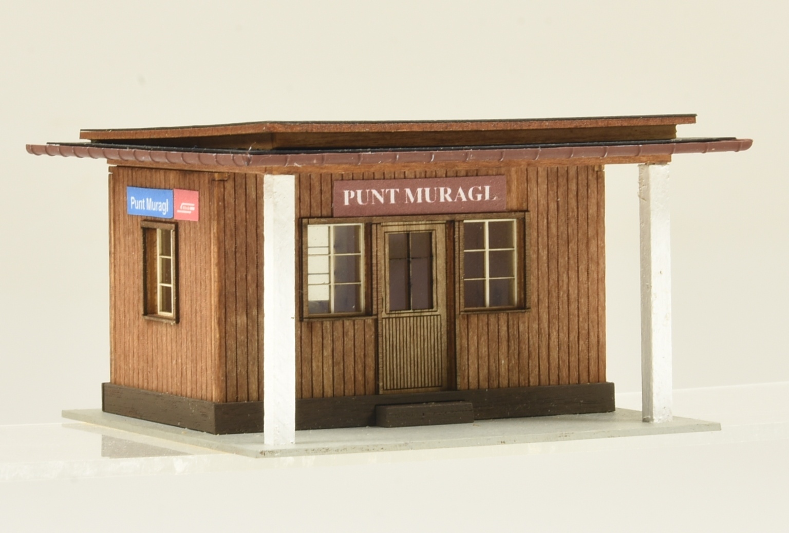 Modellbausatz RhB-Haltepunkt "Punt Muragl" 1:87