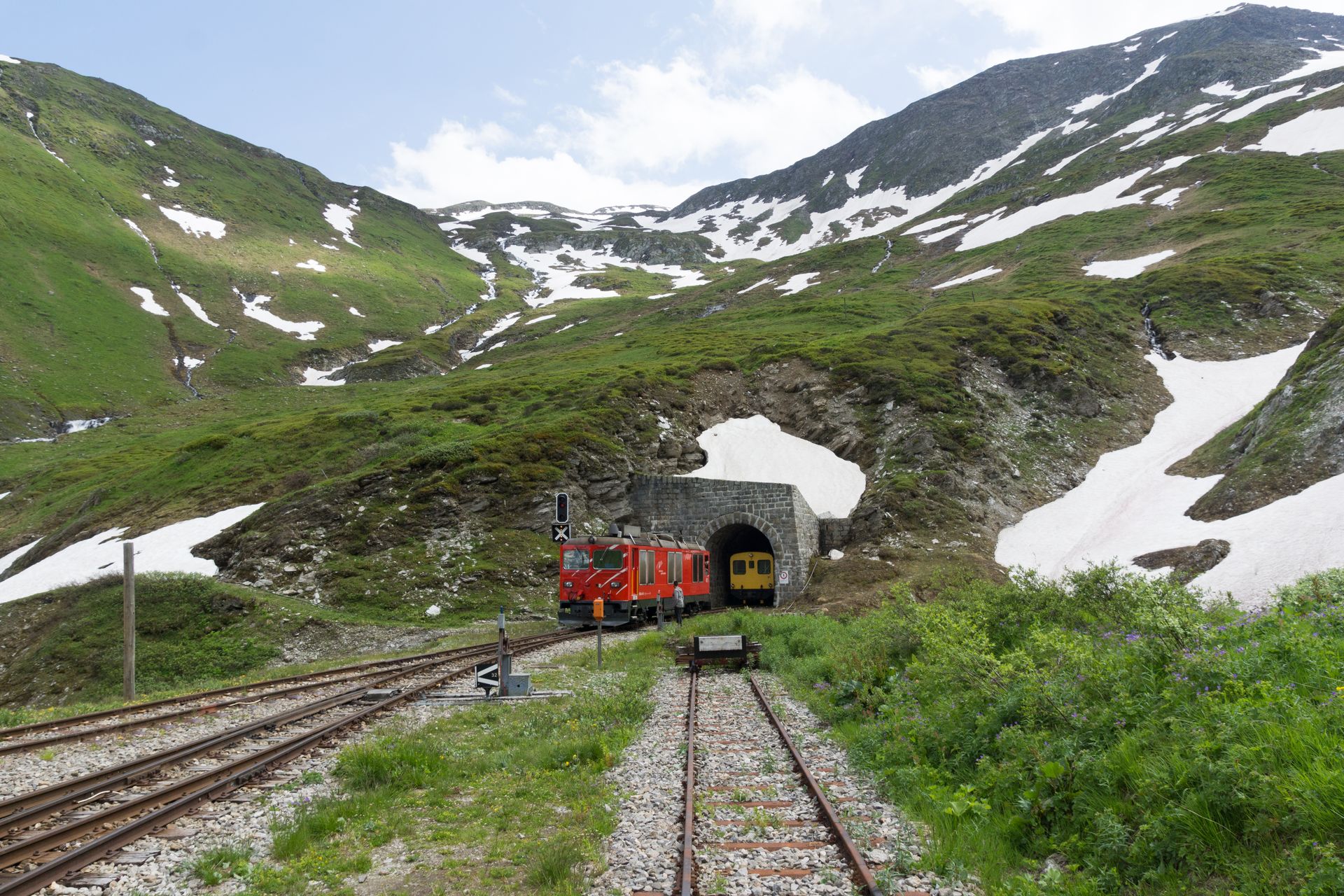 DFB Dieselzug Muttbach Tunnel