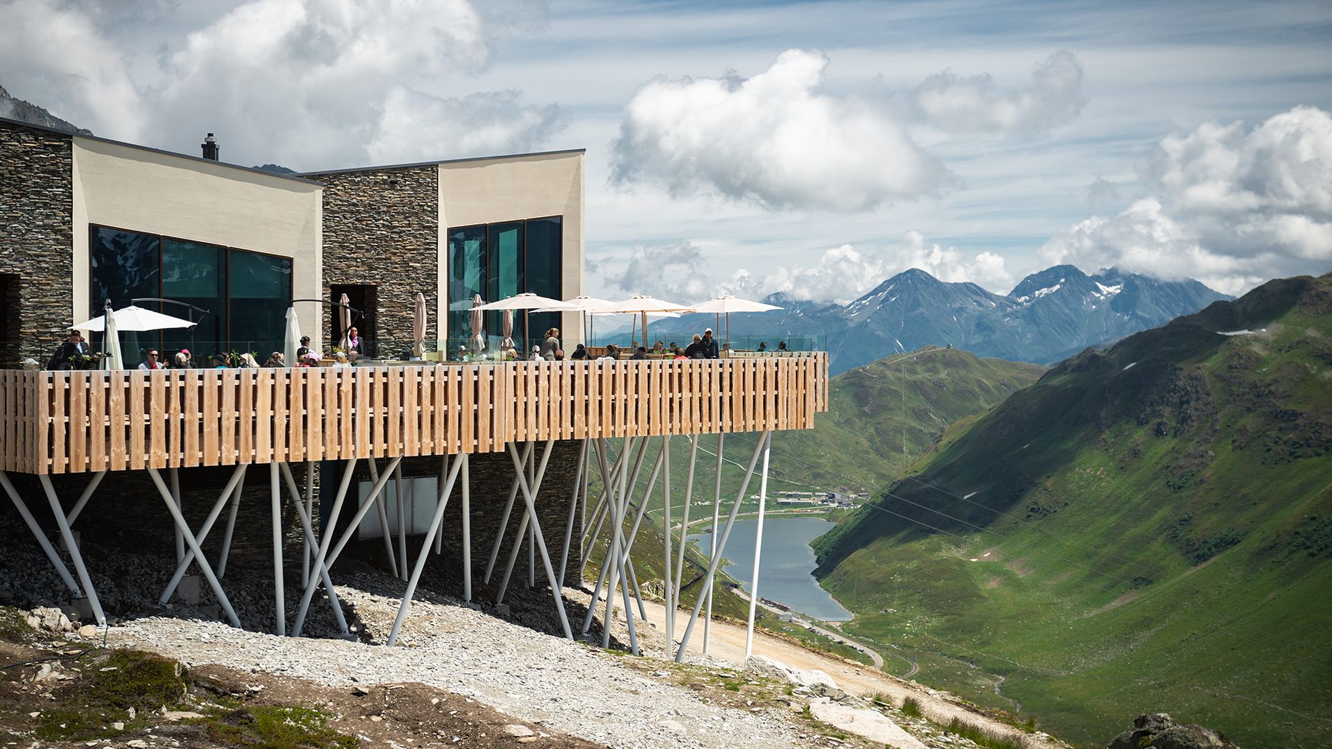 Restaurant Gütsch, Andermatt, Terrasse