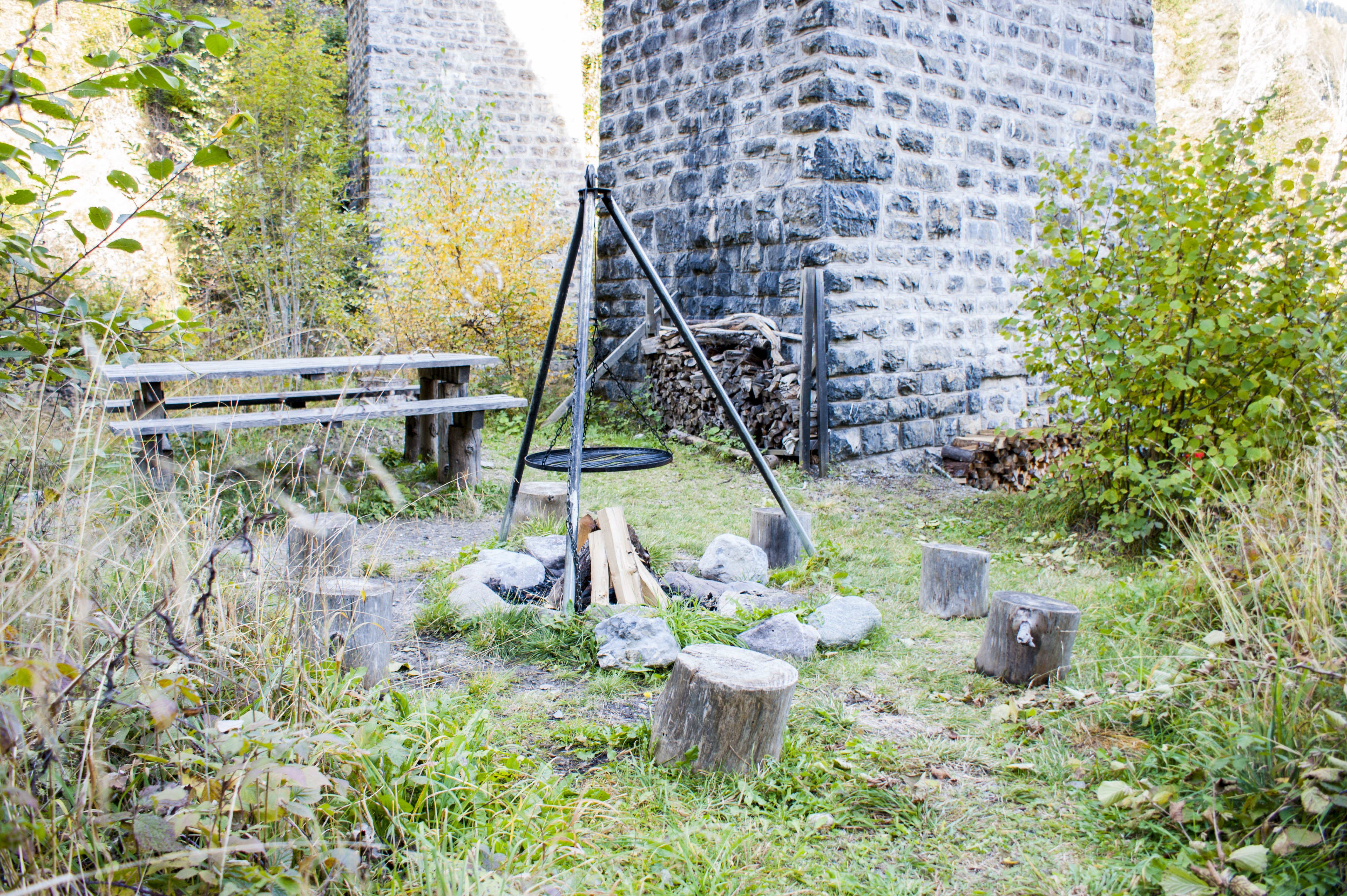 Grillstelle am Schmittner Viadukt