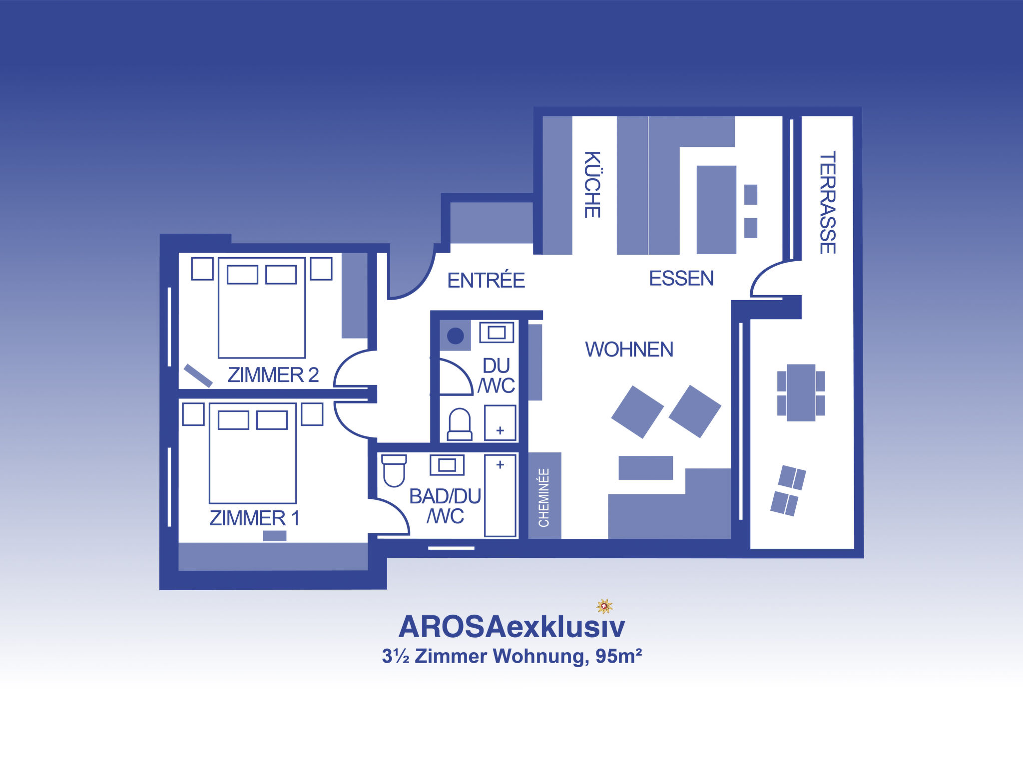 interhome-Fontana Appartement/Fewo, Dusche oder Bad, WC, 4-Bettwohnung