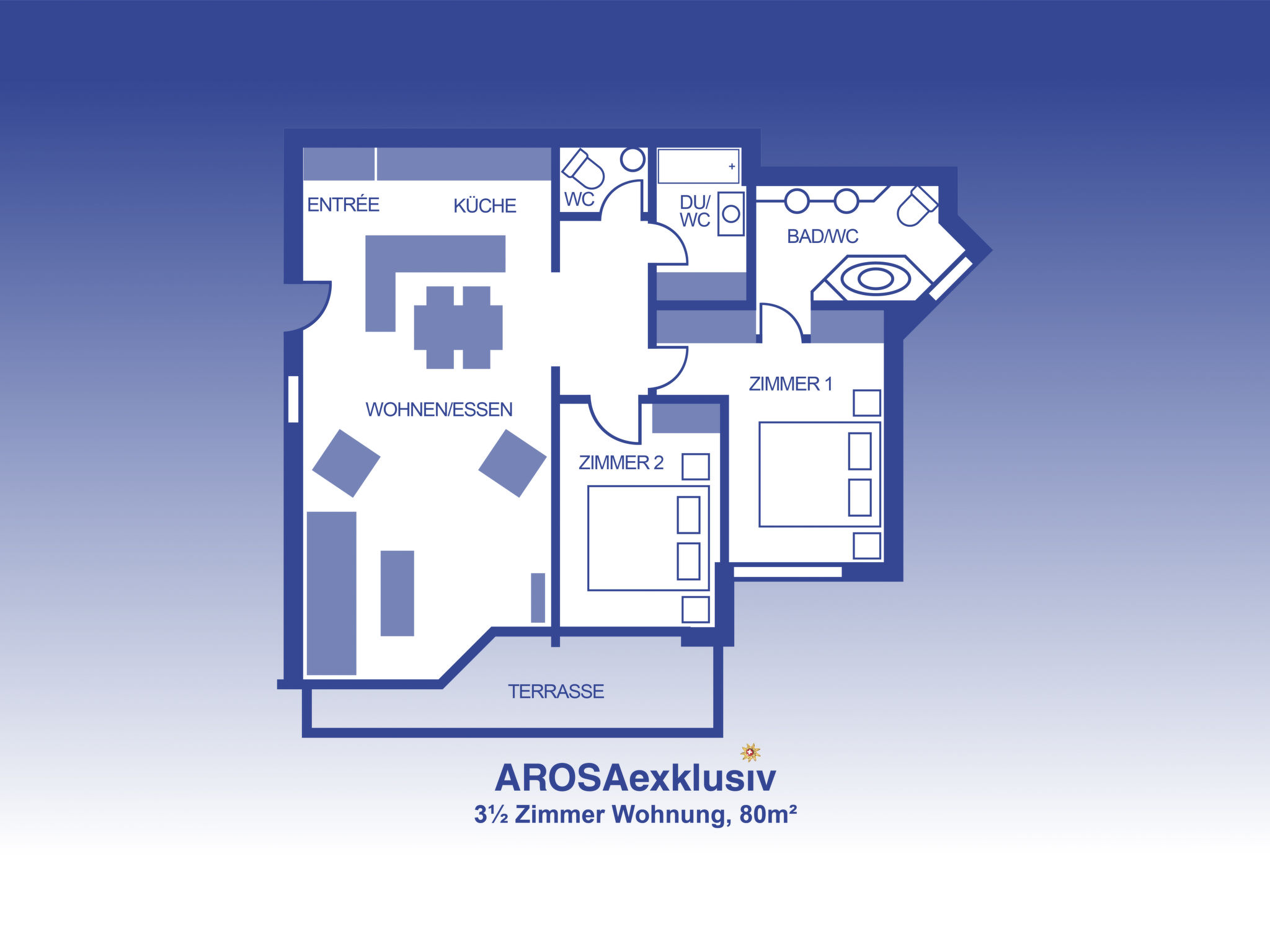 interhome-Casa Serena Appartement/Fewo, Dusche und Bad, WC, 4-Bettwohnung