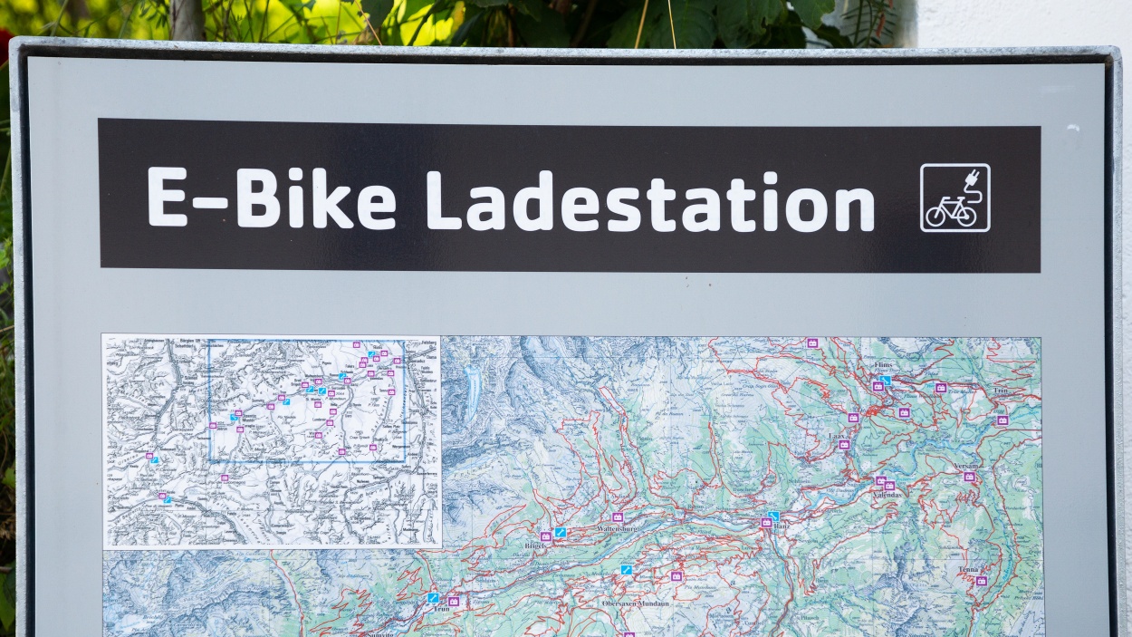 E-Bike Ladestation, Waltensburg