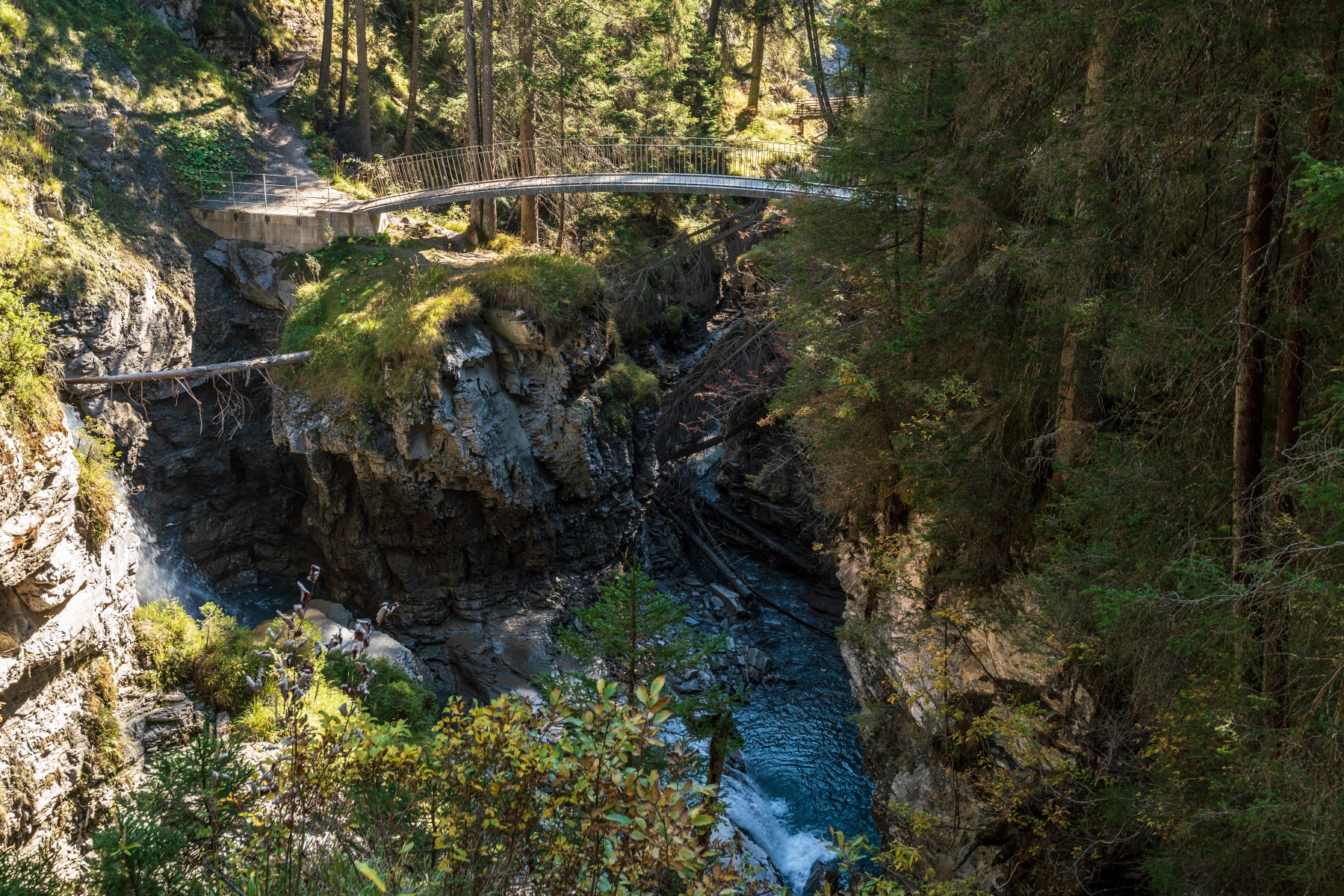 Wasserfallbrücke - Trutg dil Flem