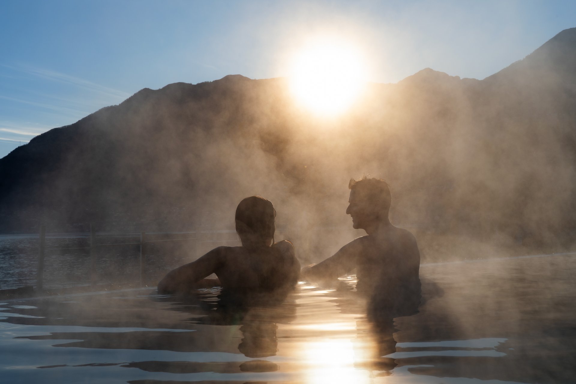 Wellness Locarno - Pärchen Sonnenuntergang