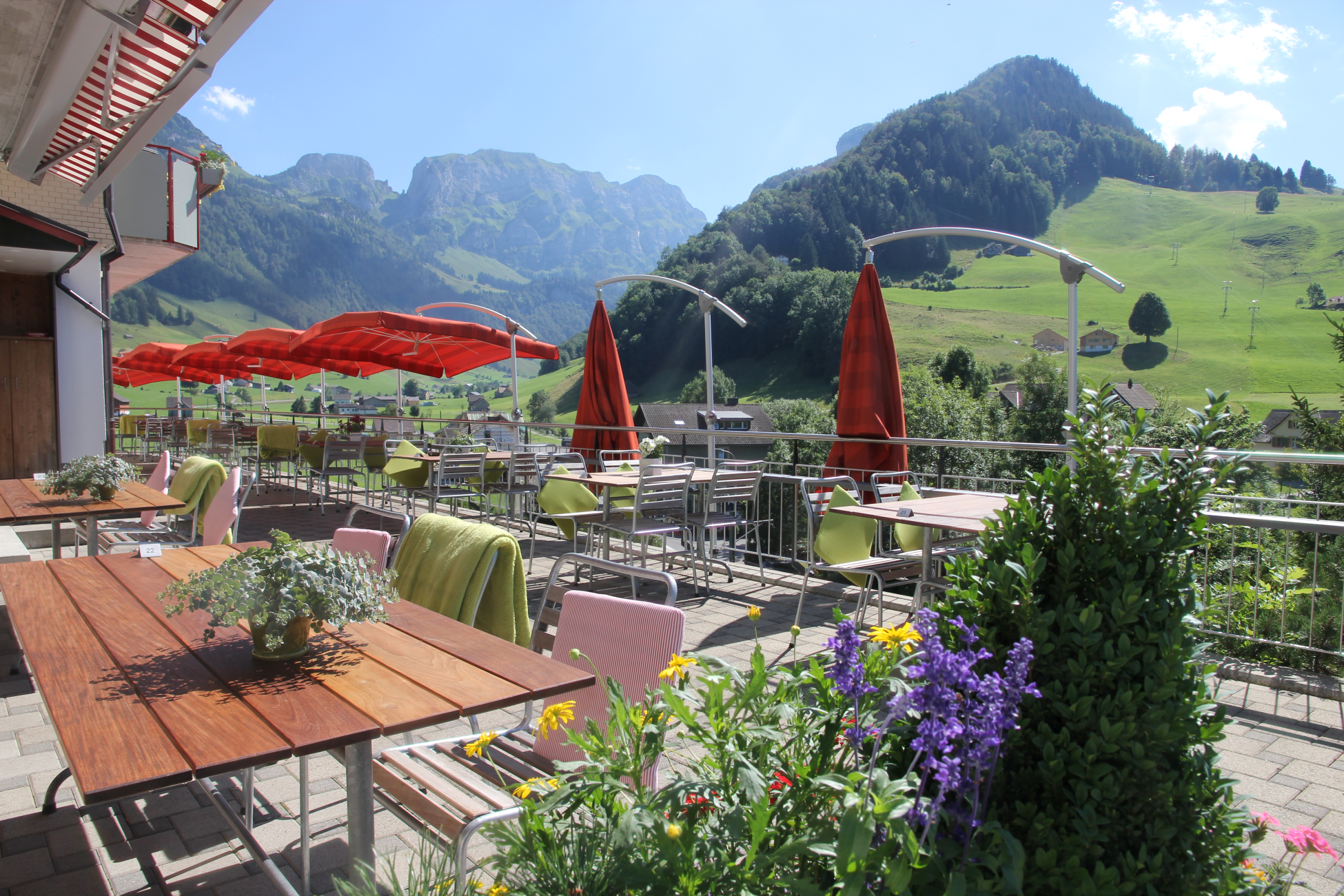 tomas-Hotel Alpenblick - Terrasse