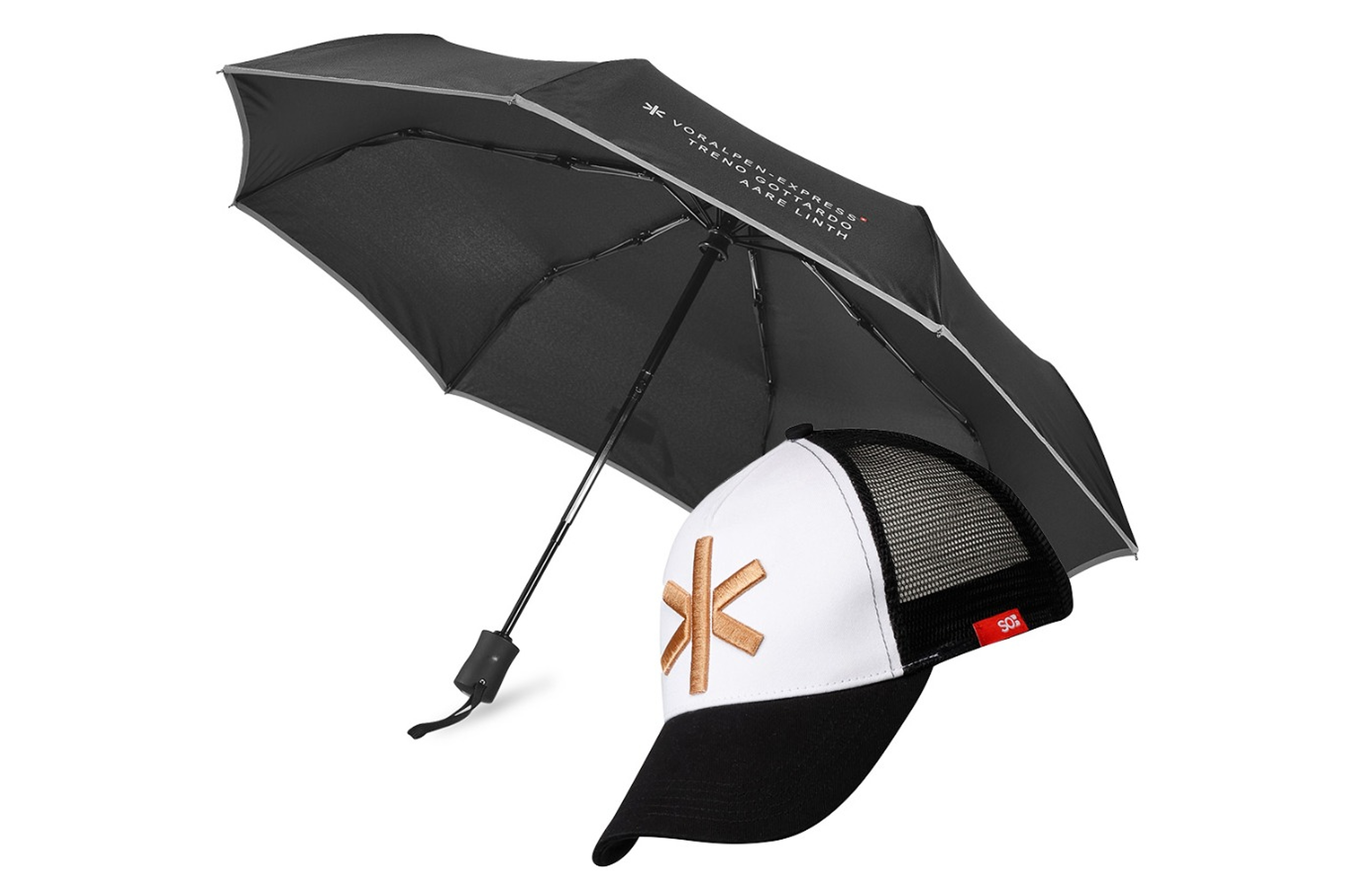 Zwei praktische Begleiter für Sonne, Wind und Regen - jetzt im Vorteilset. (Preis exkl. Versandkosten)