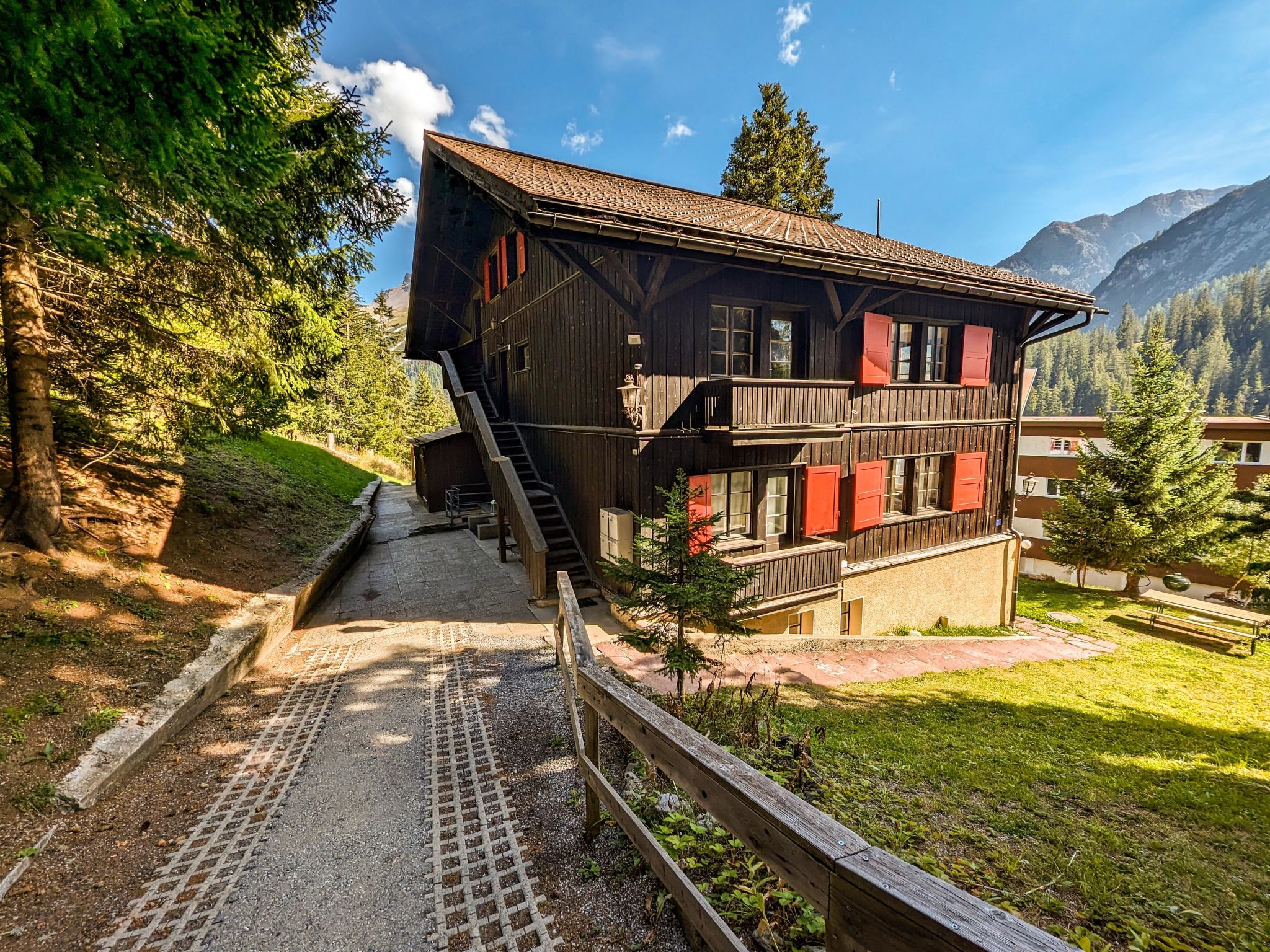 interhome-Pradella Garten by Arosa Holiday Appartement/Fewo, Dusche oder Bad, WC, 7-Bettwo