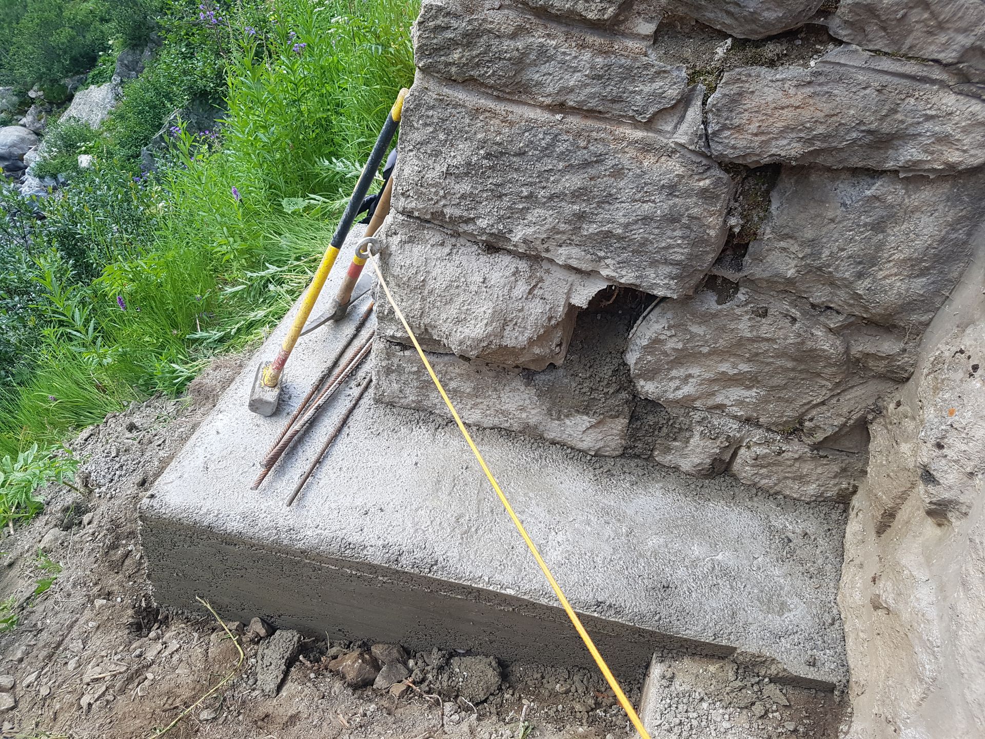 VFB Sektion Rhein-Neckar Fundament gegossen