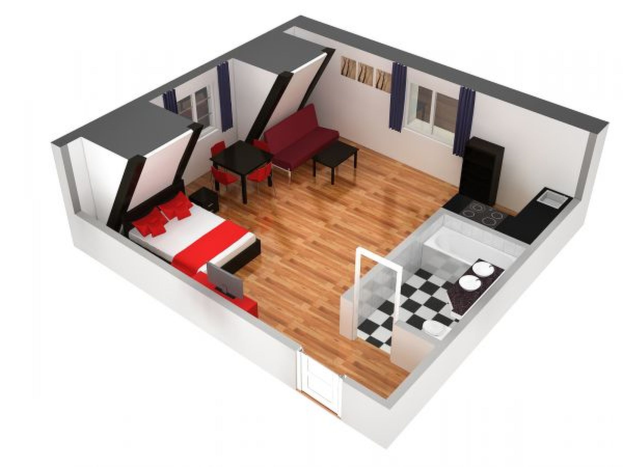 interhome-LU Mars IVa - Chapel Bridge HITrental Apartment