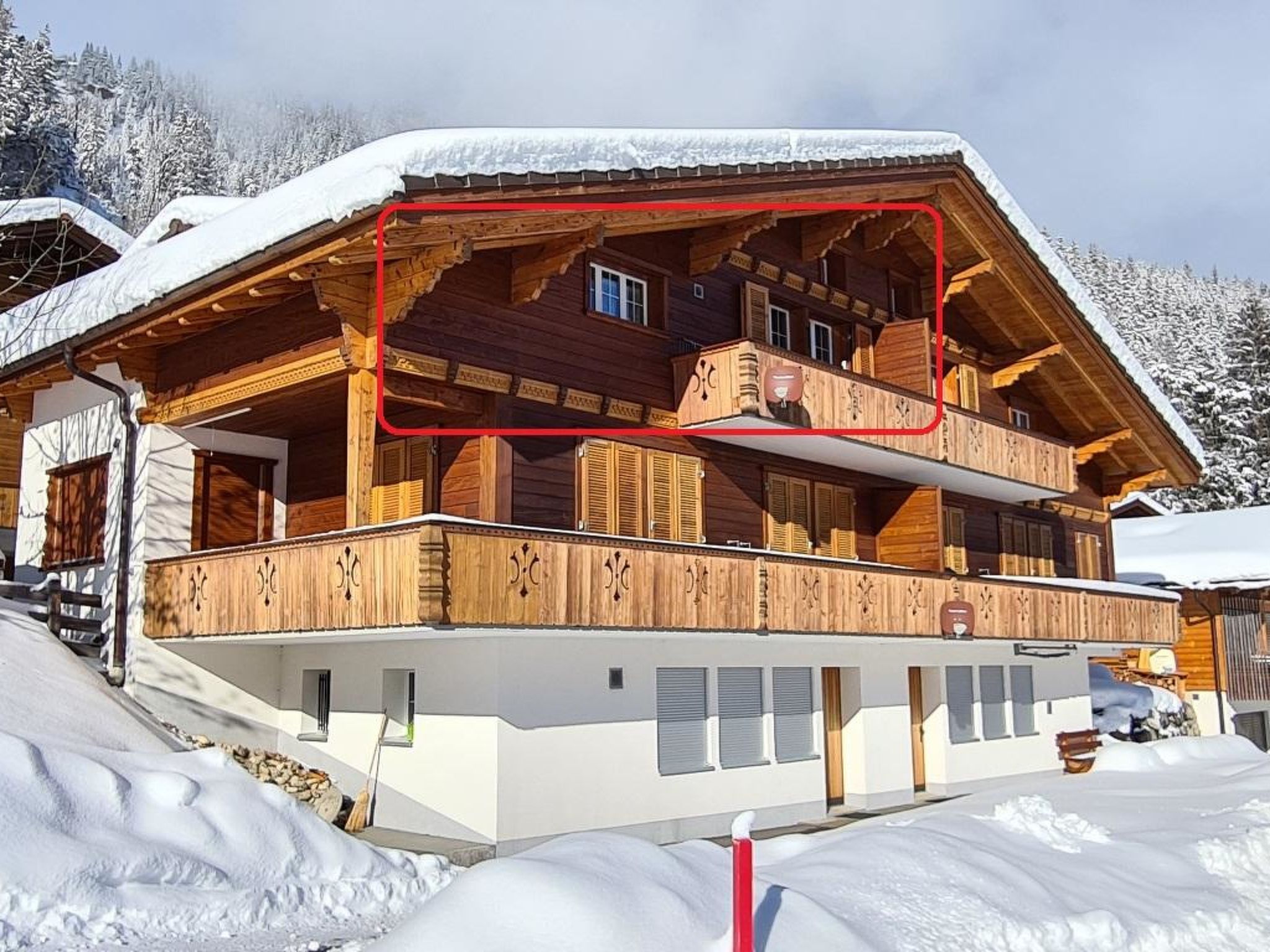 interhome-Bonderblick Appartement/Fewo, Dusche oder Bad, WC, 2 Schlafräume 3-Zimmerwohnung