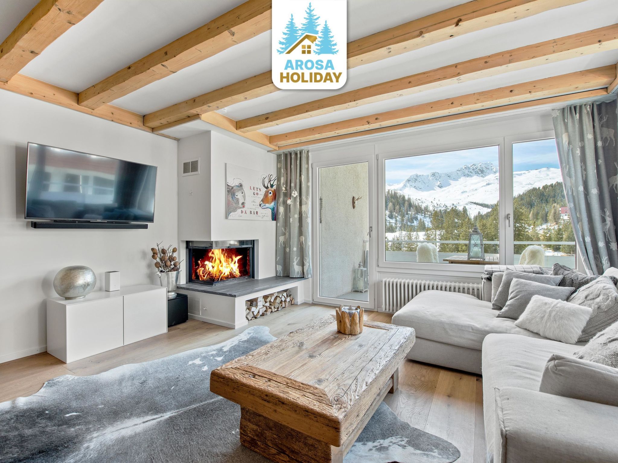 interhome-Rothornblick 65 by Arosa Holiday Appartement/Fewo, Dusche und Bad, WC, 6-Bettwoh