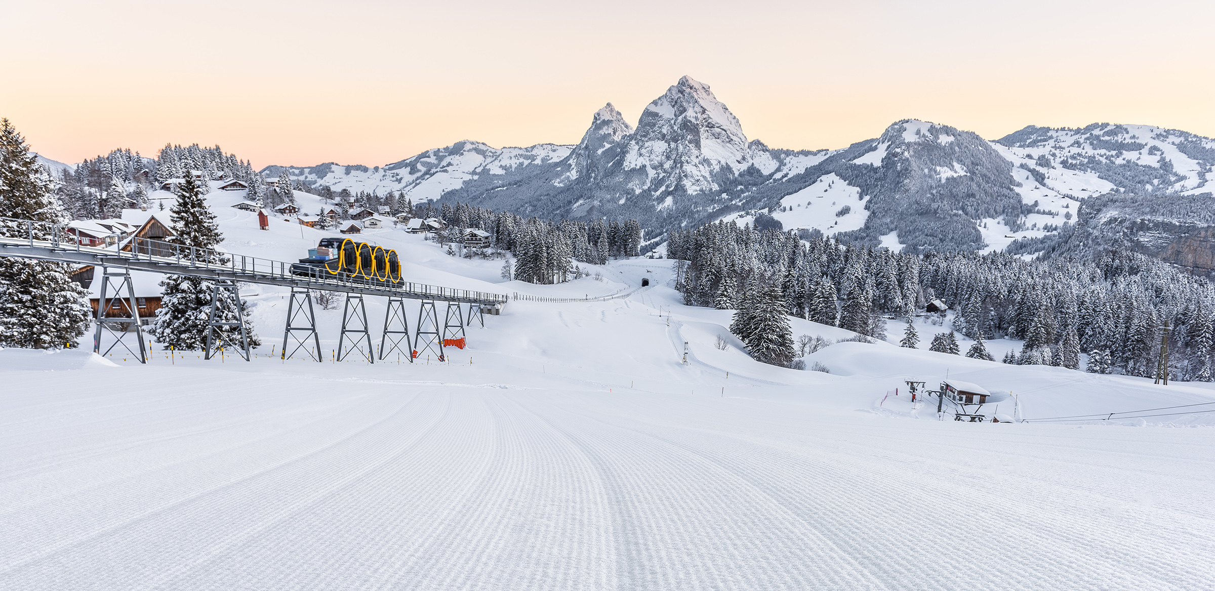 Stoosbahnen im Winter