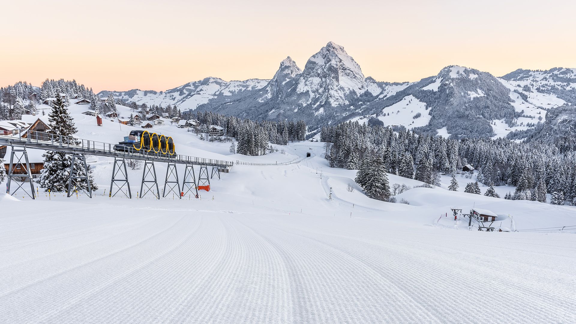 Stoosbahnen im Winter