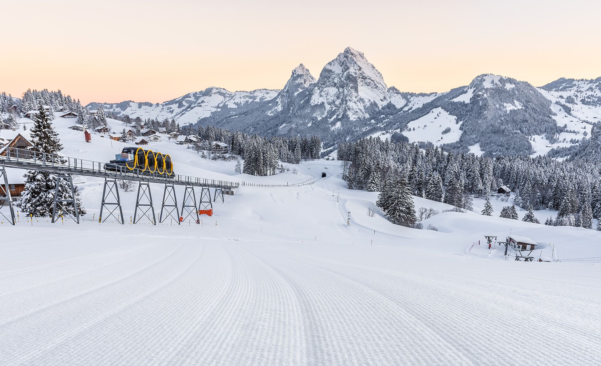 Stoosbahnen im Winter