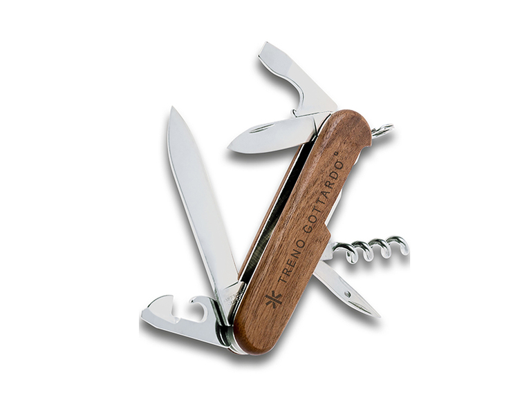 Treno Gottardo Sackmesser von Victorinox Spartan Wood